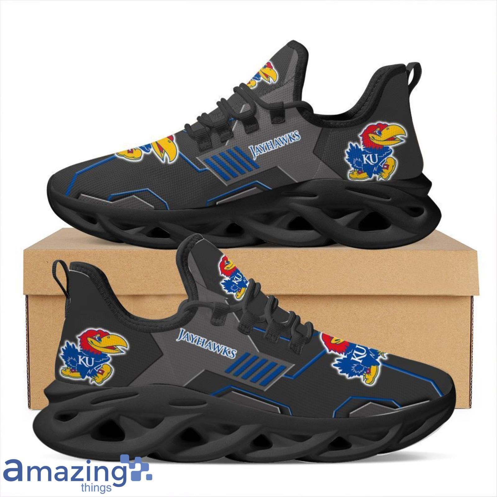Kansas Jayhawks Max Soul Shoes Sport Team Running Sneakers Gift For Men And Women Product Photo 1
