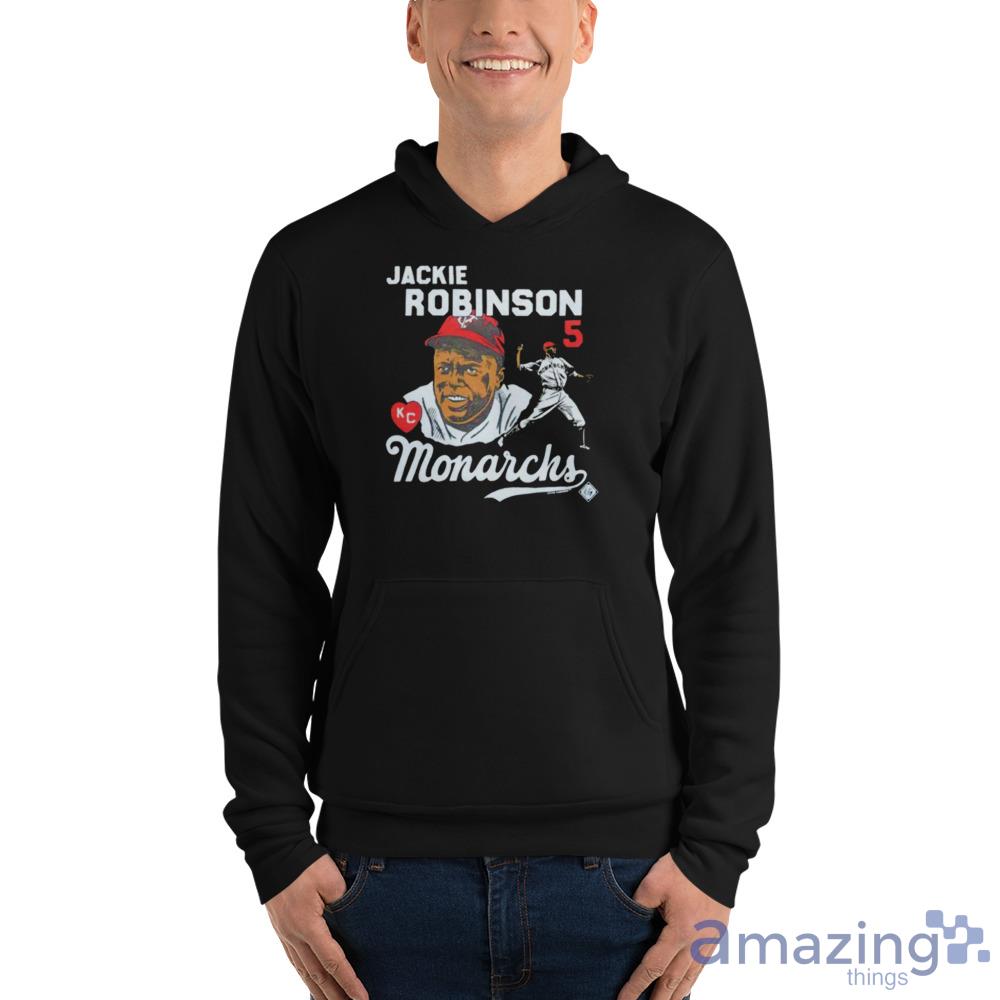 Buy MLB Kansas City Monarchs Jackie Robinson Men's T-Shirt, Grey