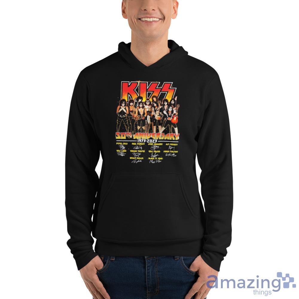 Official 50 Years 1973 2023 KISS Band Signatures Thank You For The Memories  Shirt - Teespix - Store Fashion LLC