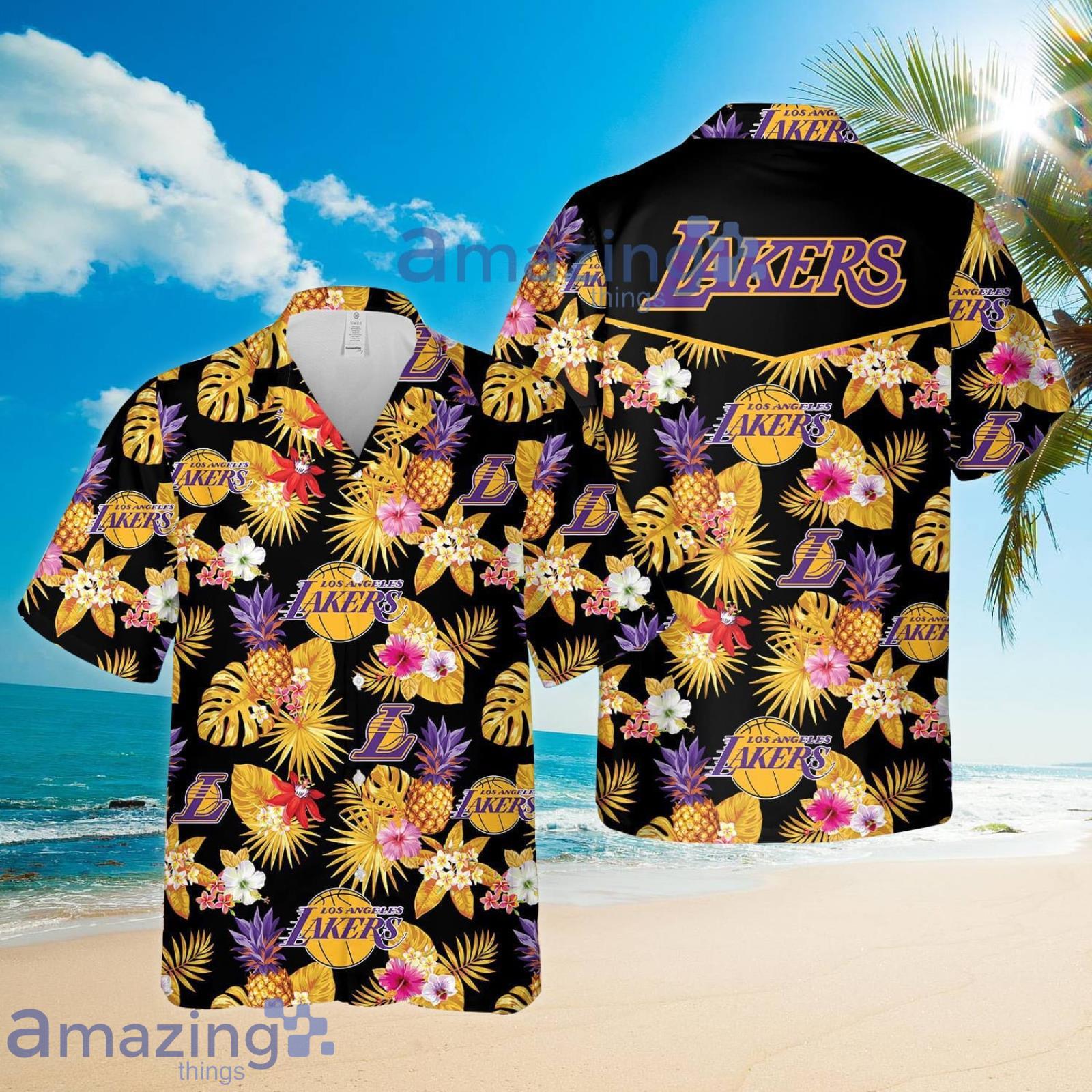 NBA Los Angeles Lakers Parrot Tropical Hawaiian Shirt And Shorts