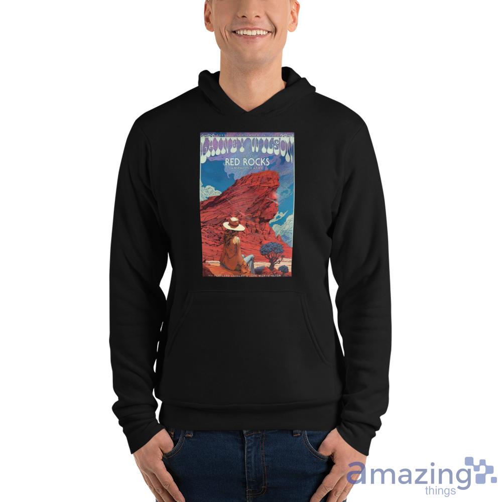 Lainey Wilson Red Rocks Amphitheatre Sept 26 2023 Red Rocks Co Poster Shirt For Men Women image Lainey Wilson Red Rocks Amphitheatre Sept 26 2023 Red Rocks Co Poster Shirt For Men Women - Unisex Fleece Pullover Hoodie