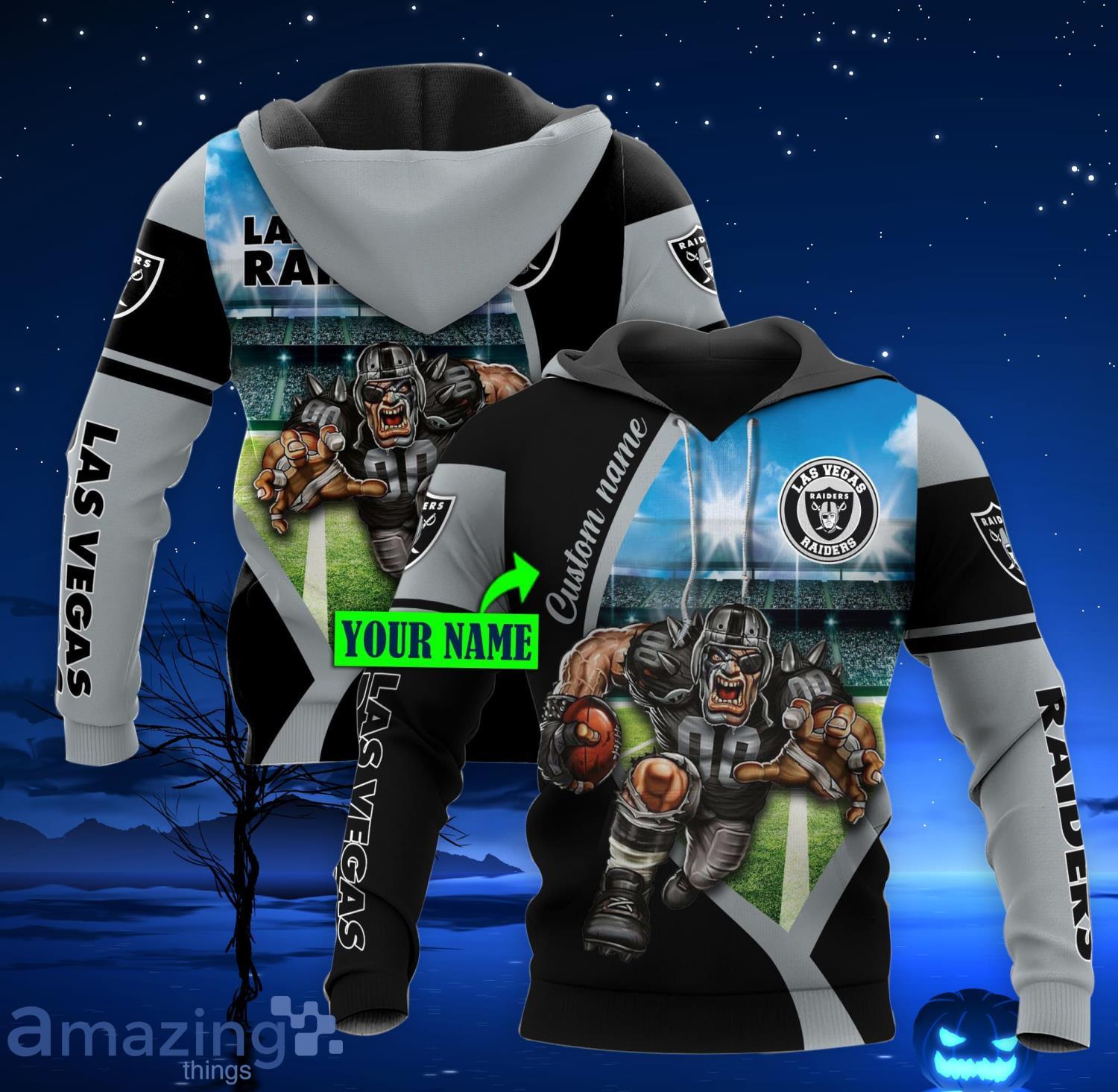 Las Vegas Raiders Mascot Personalized Name 3D All Over Print Shirt For Fans Product Photo 1