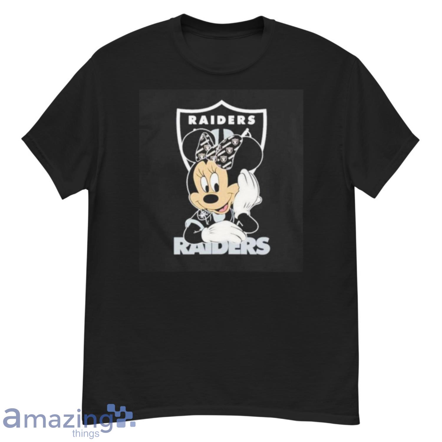 Minnie Mouse Love Las vegas Raiders and Oakland Athletics shirt