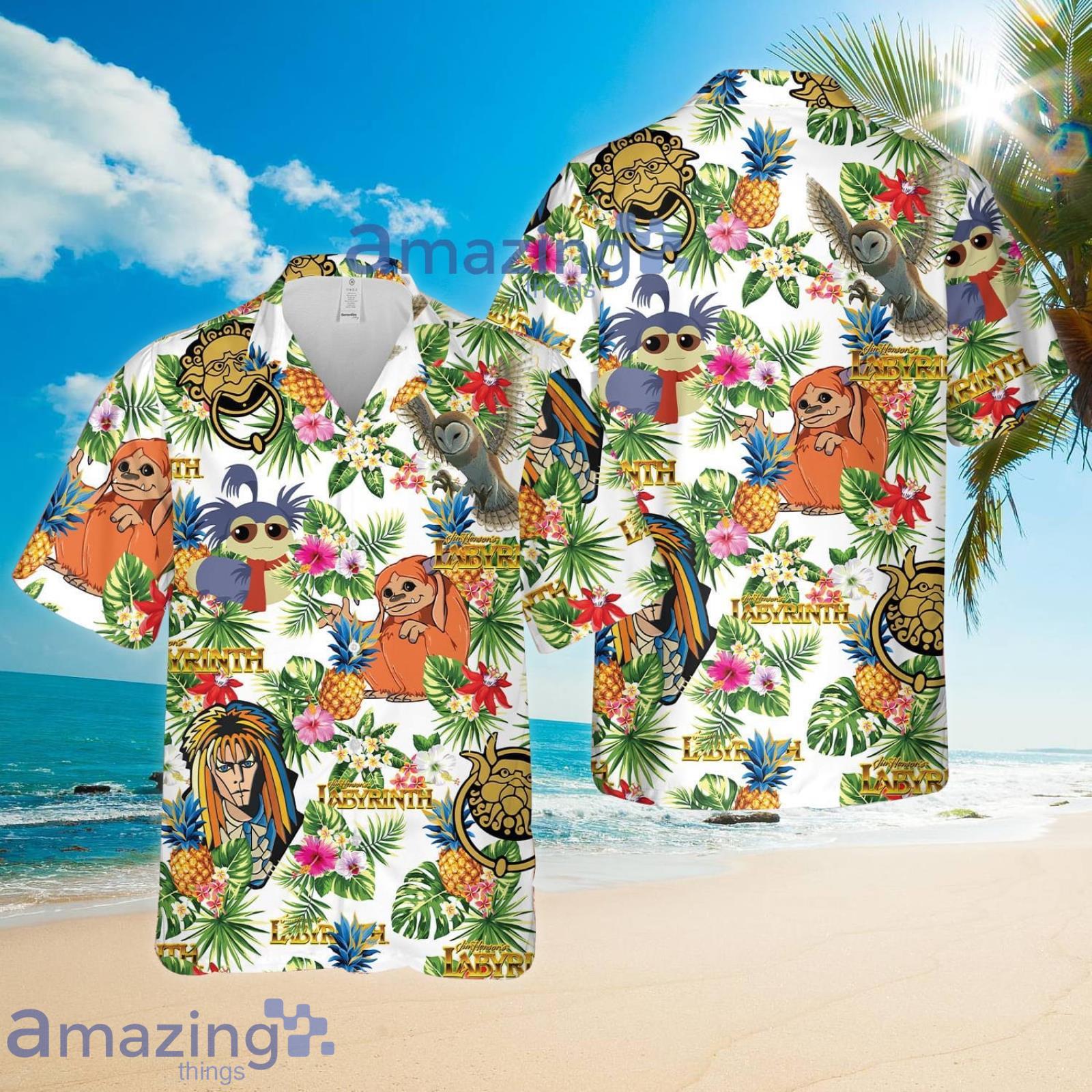 LBR86 Aloha Beach Hawaii Style Pineapple Tropical Flower Summer Set Hawaiian Shirt And Shorts Product Photo 1