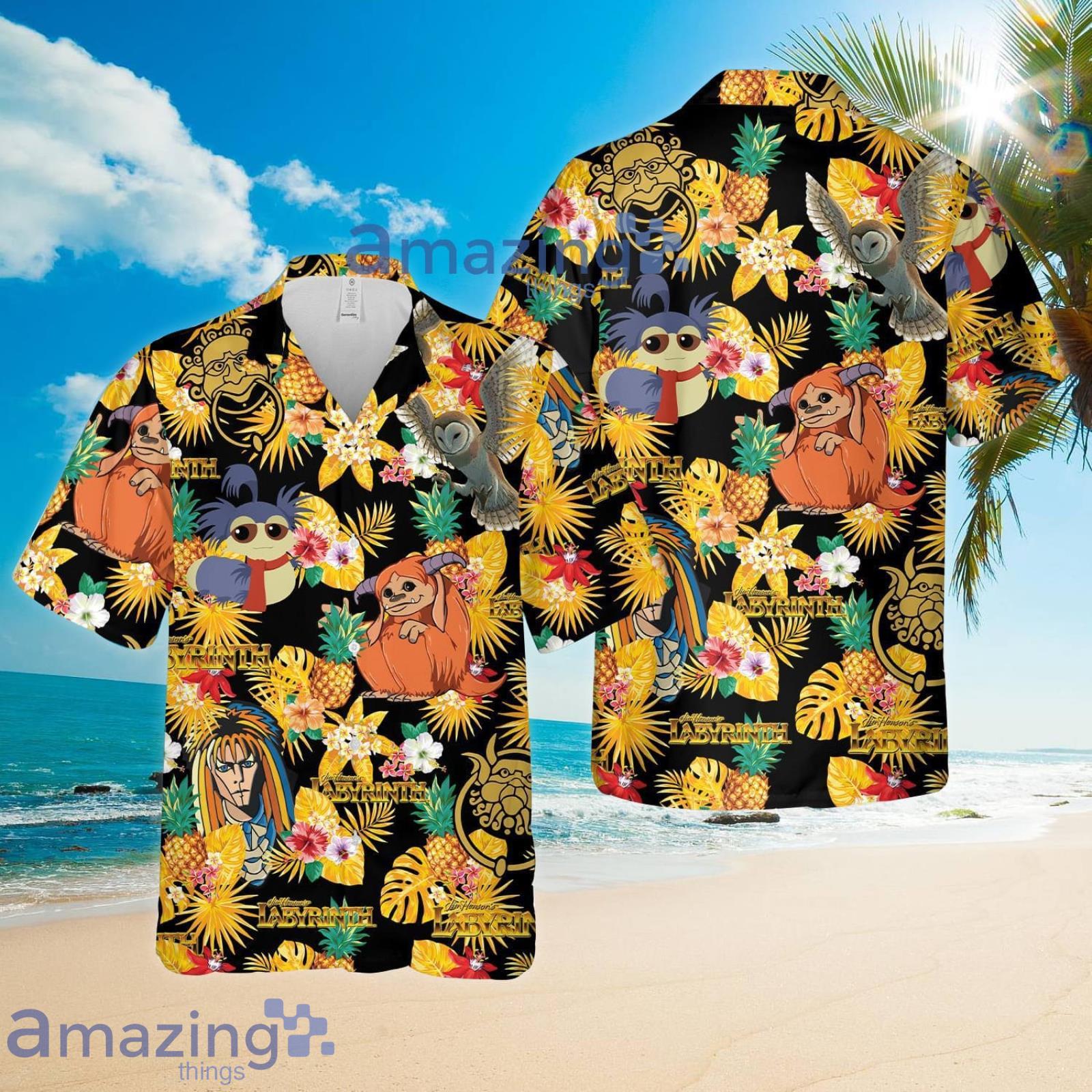 LBR86 Tropical Pineapple Tropical Flower Summer Set Hawaiian Shirt And Shorts Product Photo 1