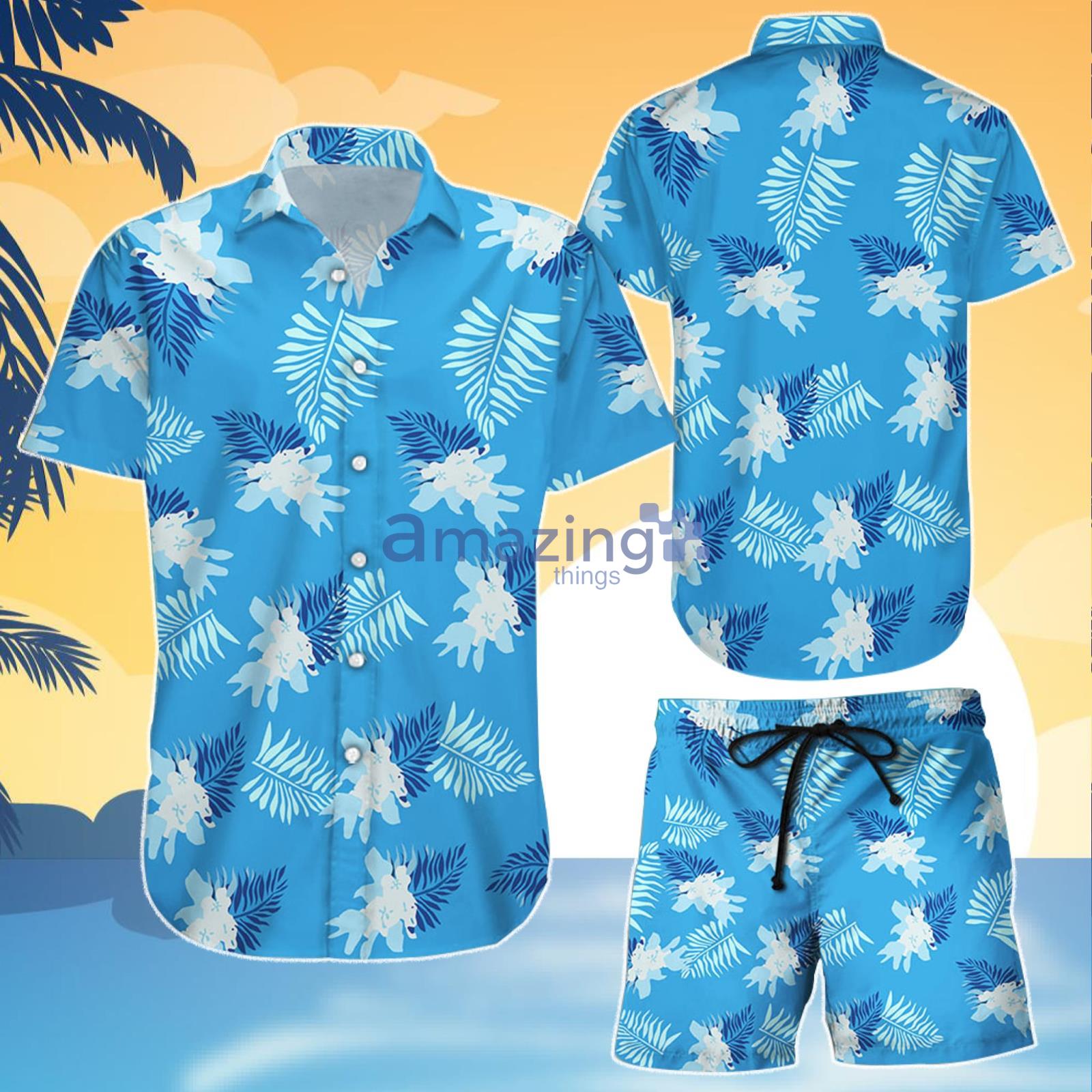 San Francisco Giants Palm Leaves Pattern Aloha Hawaiian Shirt And Shorts  For Fans