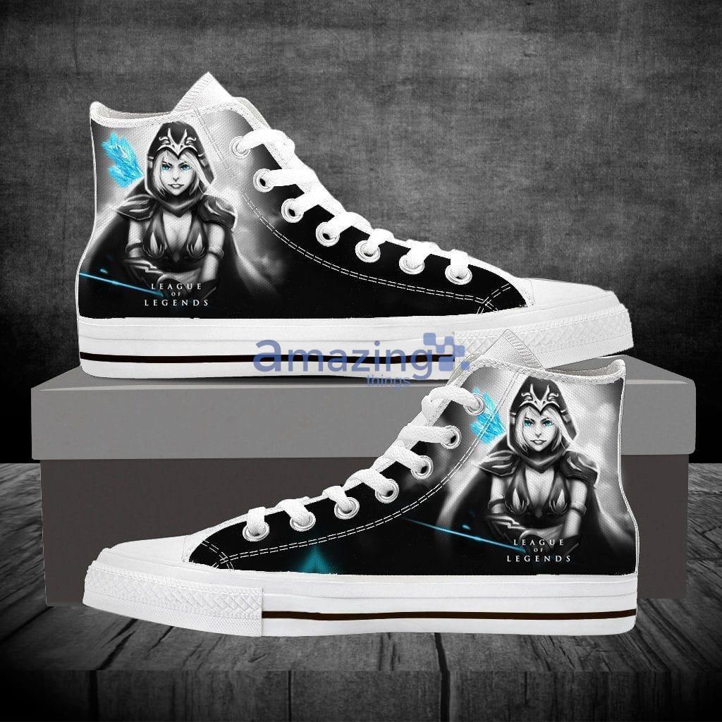 League Of Legends Ashe Archer Dope Canvas High Top Shoes Sneakers - League Of Legends Ashe Archer Dope Canvas High Top Shoes Sneakers