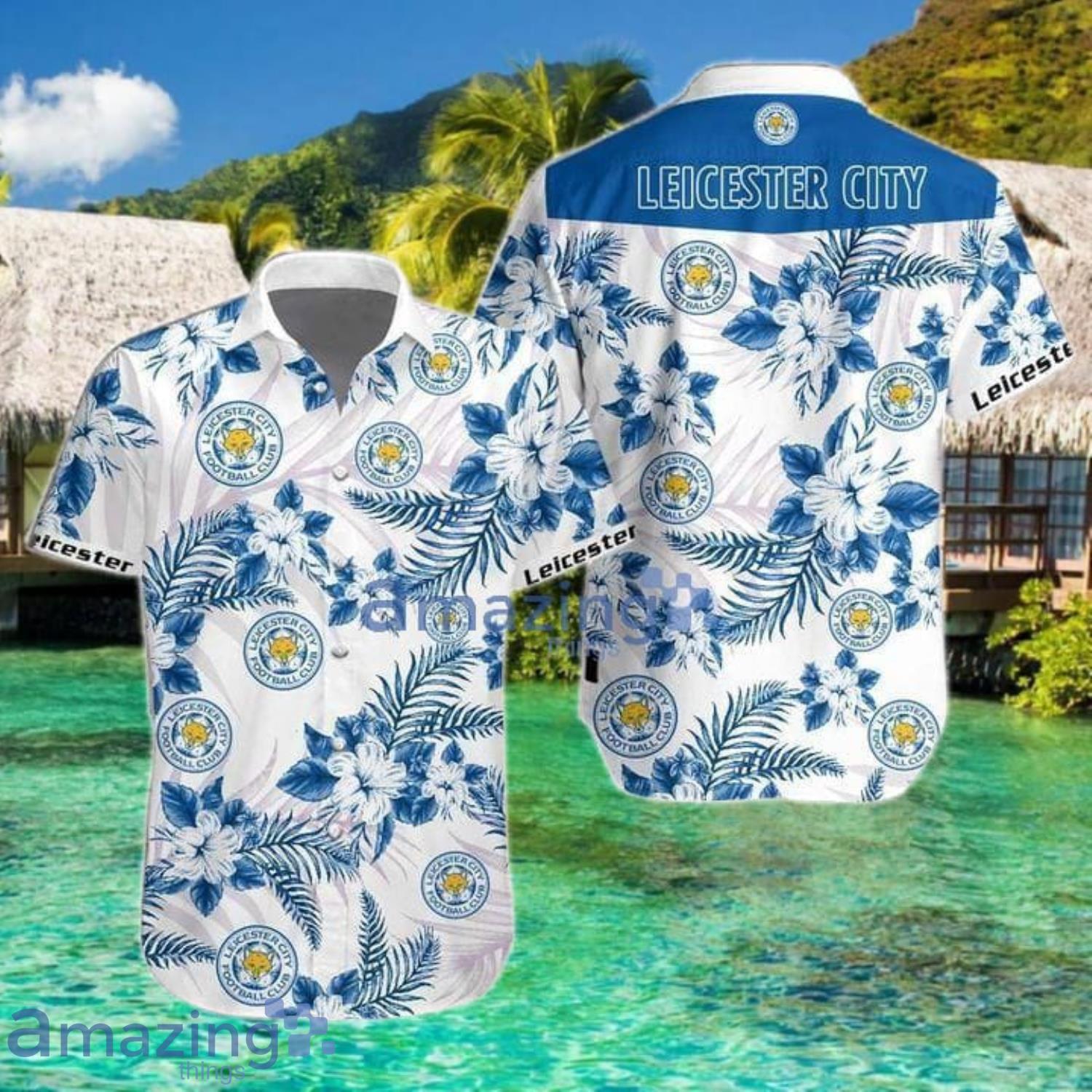 Leicester City Tropical Short Sleeve Aloha Hawaiian Shirt For Men And Women Product Photo 1