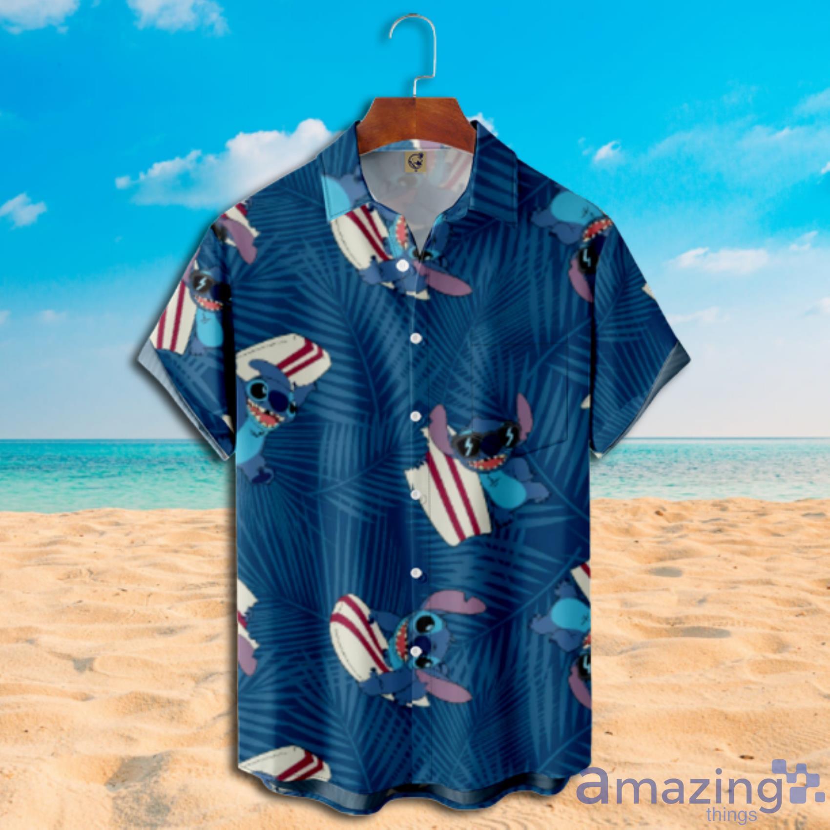 Lilo & Stitch Ohana Tropical Leaf Hawaiian Shirt For Men And Women Product Photo 1