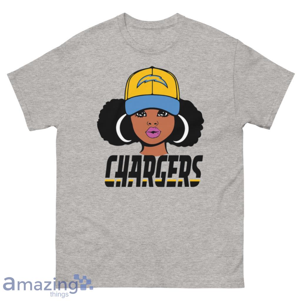 NFL Team Apparel Youth Los Angeles Chargers Game Time White T-Shirt