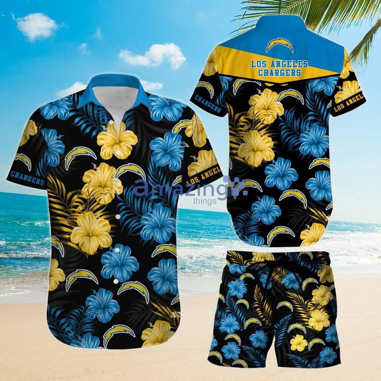 NEW Los Angeles Chargers NFL 3D All Over Printed Hawaiian Shirt, Short