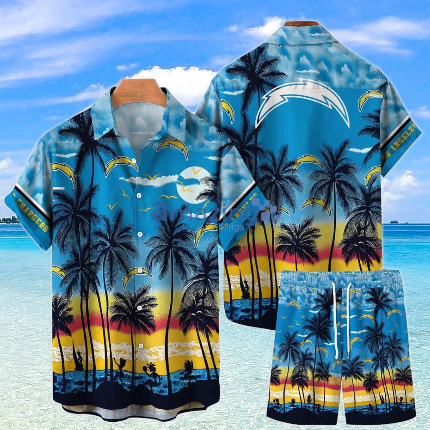 NFL Los Angeles Chargers Hawaiian Shirt,Button Shirt - Ingenious Gifts Your  Whole Family