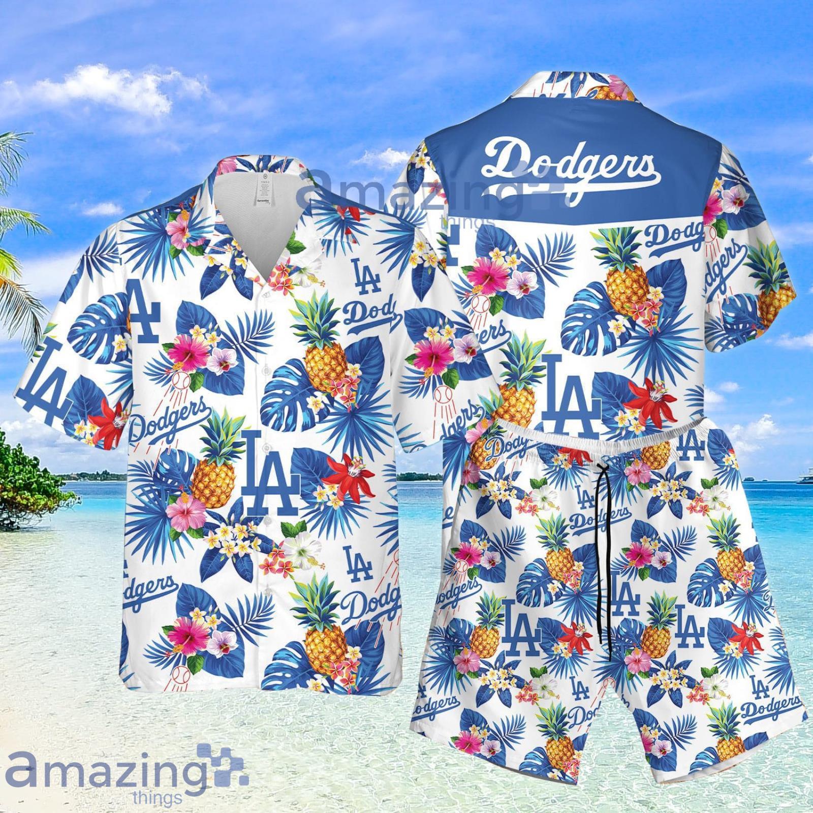 Los Angeles Dodgers Hawaiian Shirt Shorts