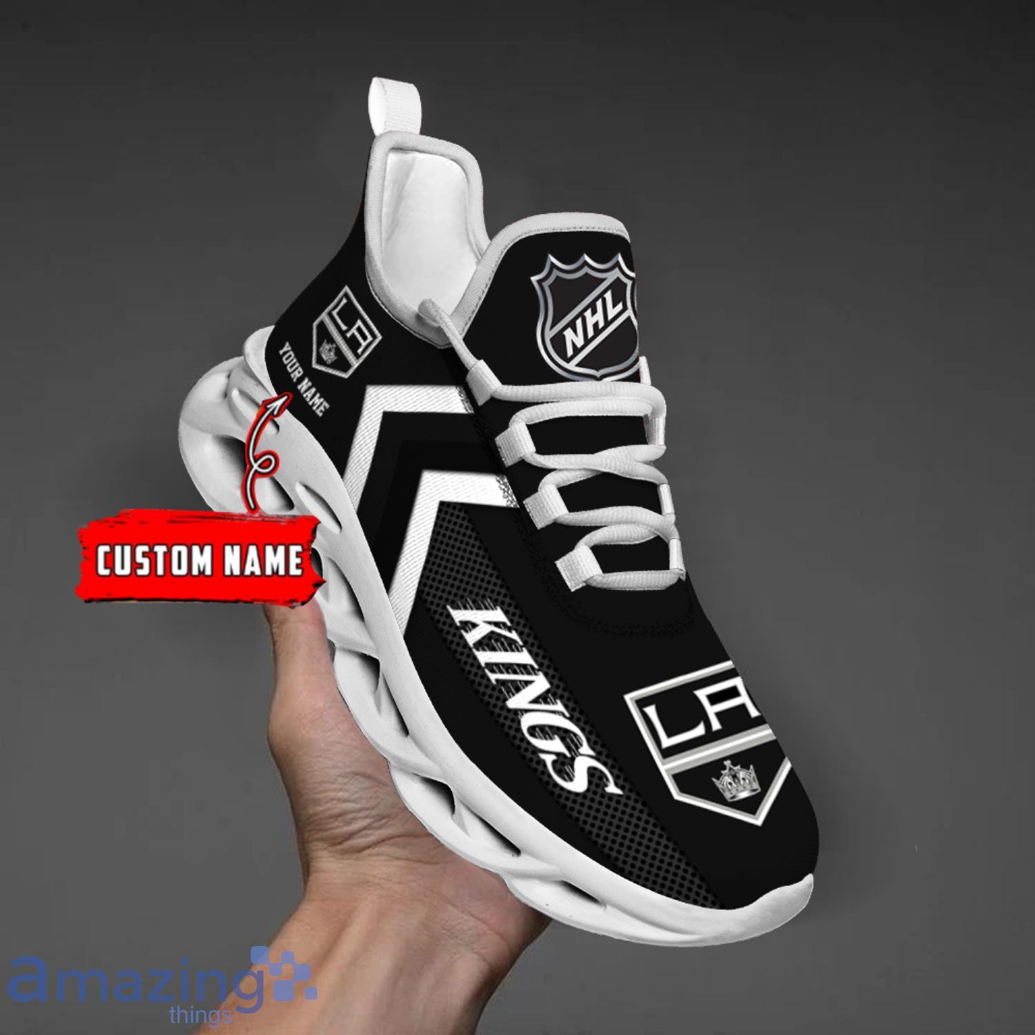Los Angeles Kings Custom Name Men And Women Max Soul Shoes Running Sneakers image Los Angeles Kings Custom Name Men And Women Max Soul Shoes Running Sneakers Product Photo 4