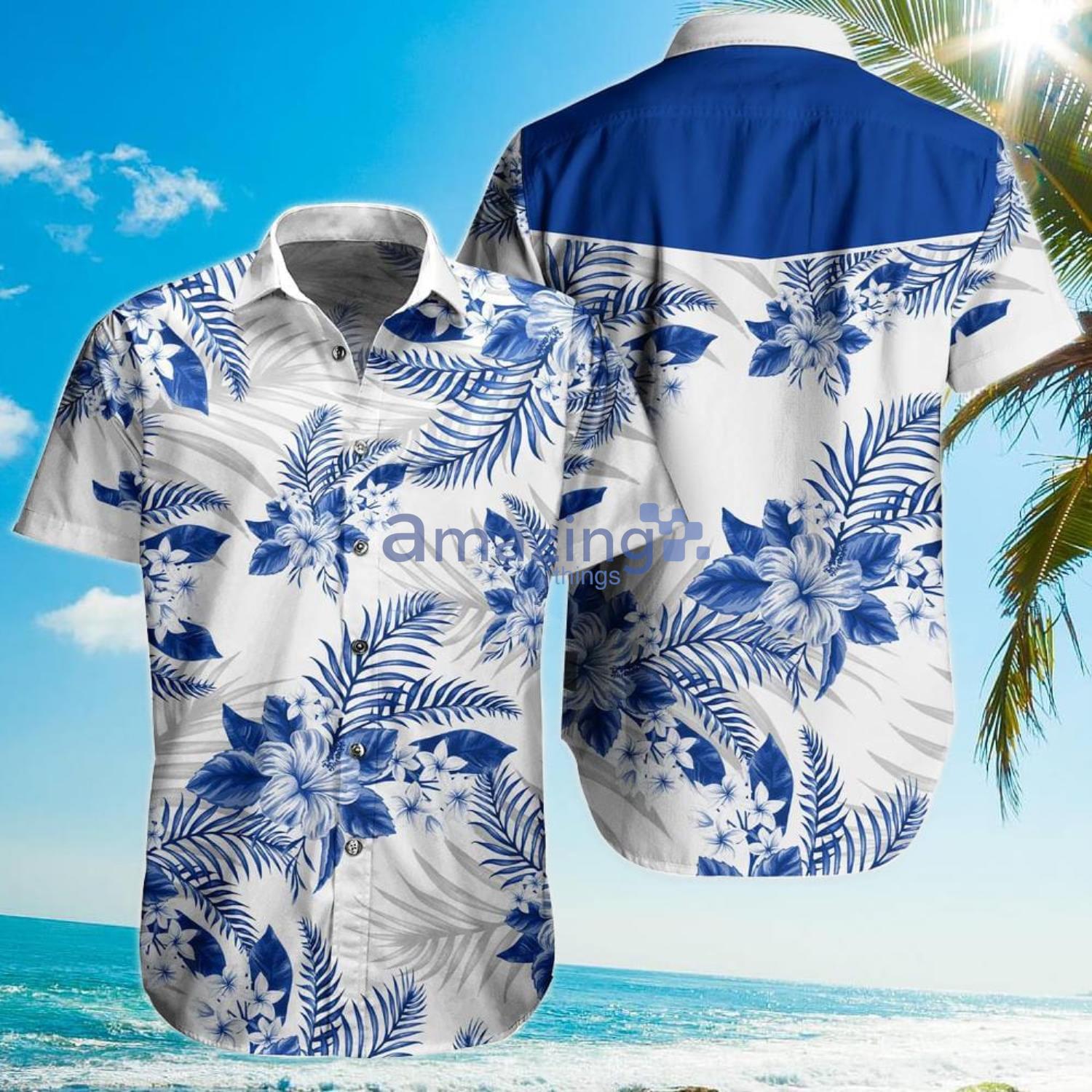 Los Angeles Rams Nfl Hawaiian Shirts And Shorts For Fans-1