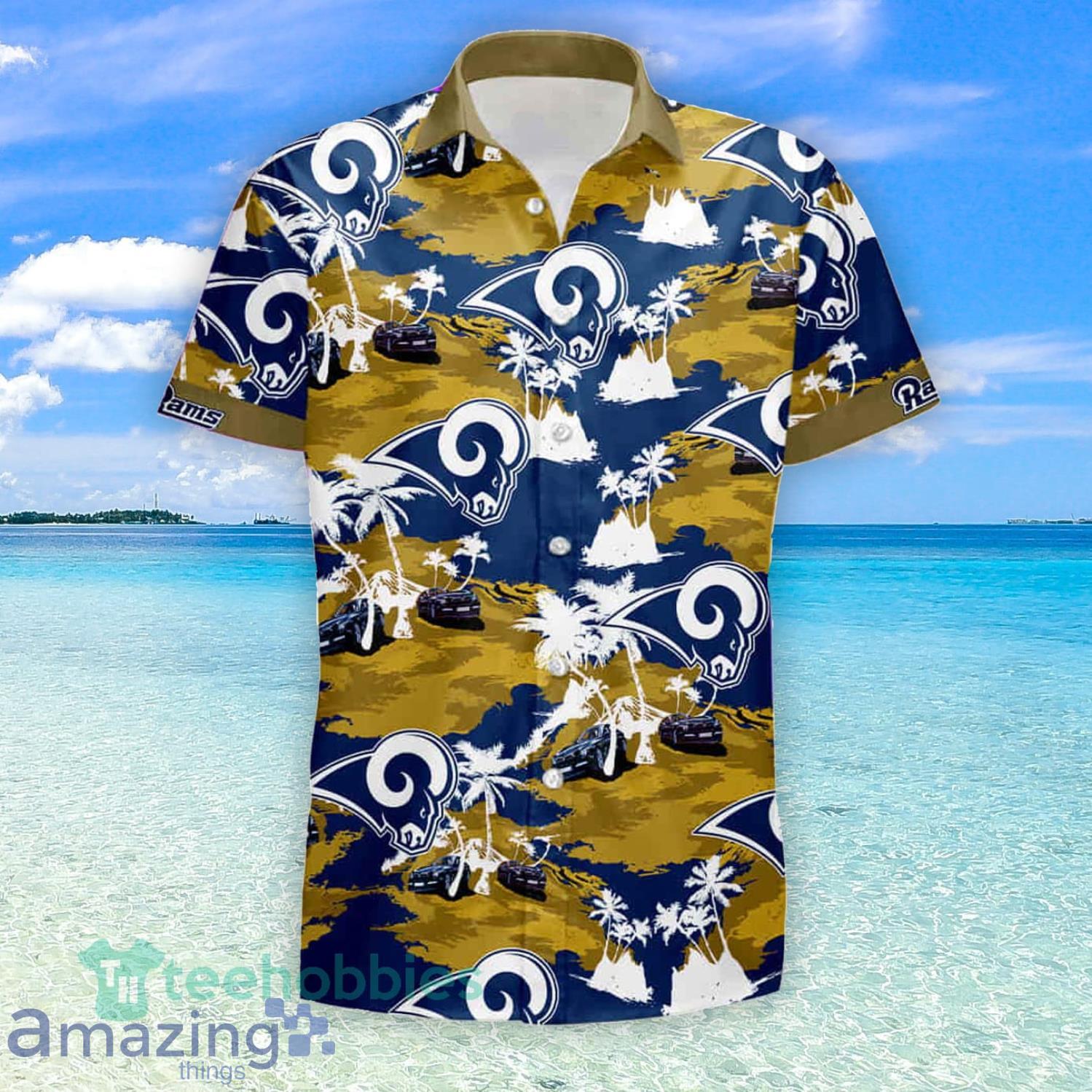 Los Angeles Rams Tommy Bahama Hawaii Summer Hawaiian Shirt And Short