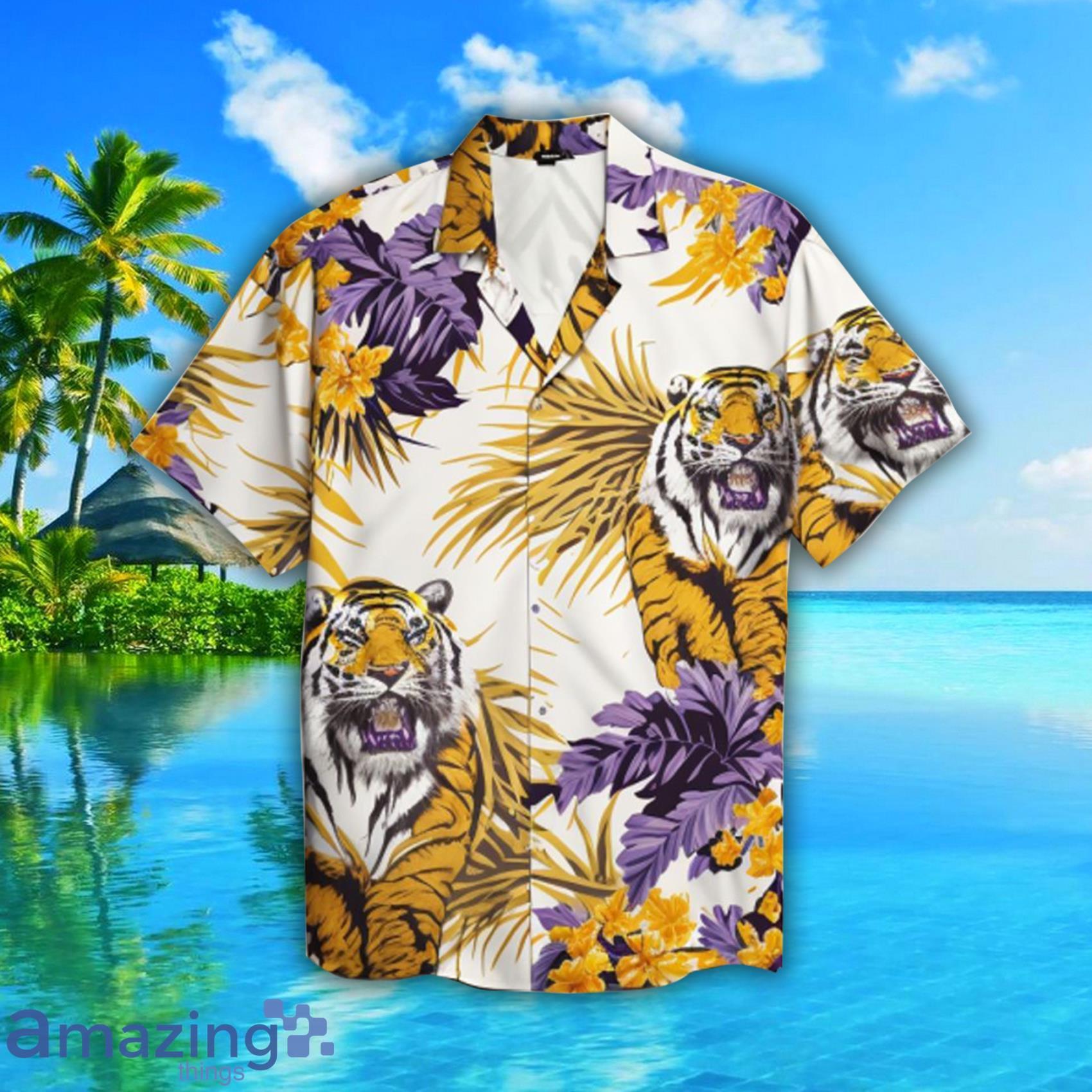 LSU Tiger All Over Print Hawaiian Shirt Hot 2023 Product Photo 1