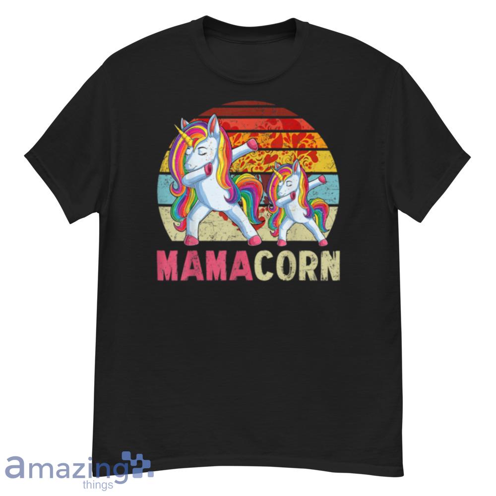 Mamacorn Unicorn Lover Mom Vintage Mothers Day Women T Shirt 