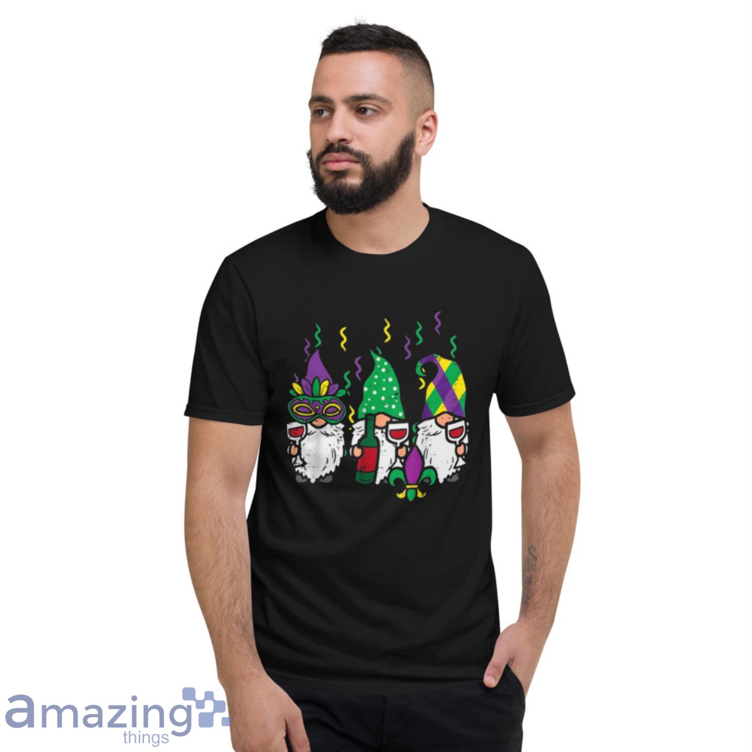Mardi Gras Gnomes Gnomies Squad Shirt image Mardi Gras Gnomes Gnomies Squad Shirt - Short Sleeve T-Shirt