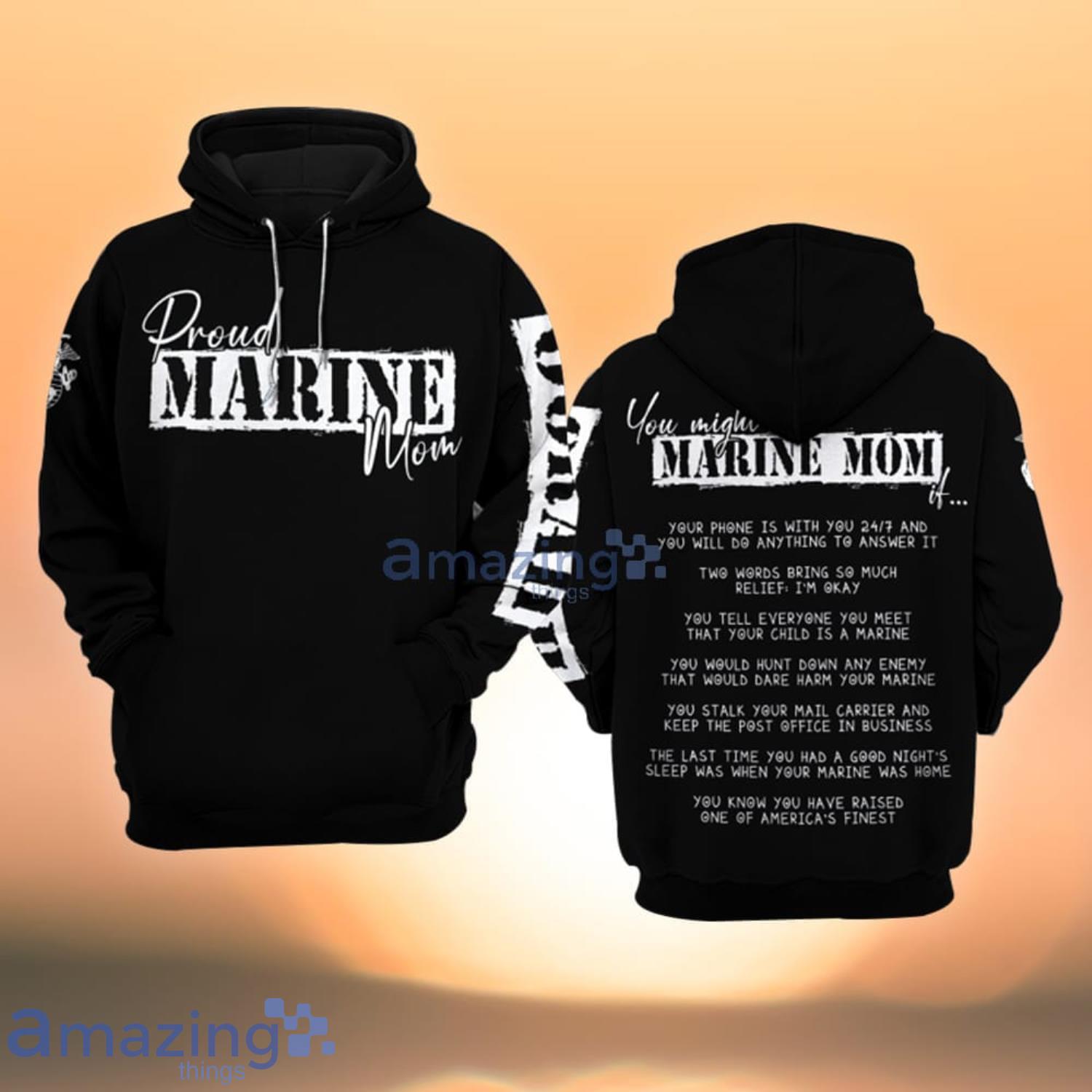 marine mom hoodie