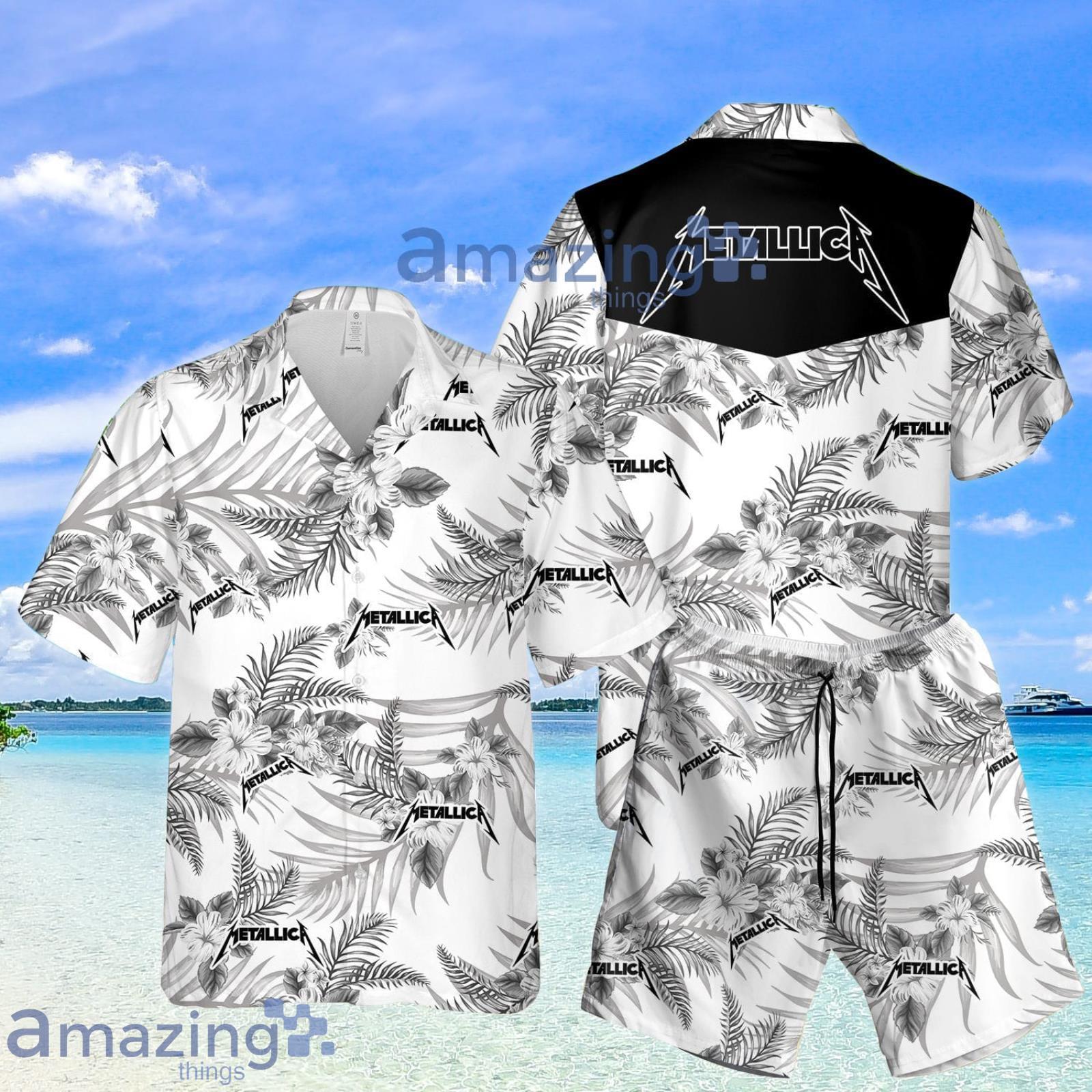 Metalica Summer Set Hawaiian Shirt And Shorts Product Photo 1