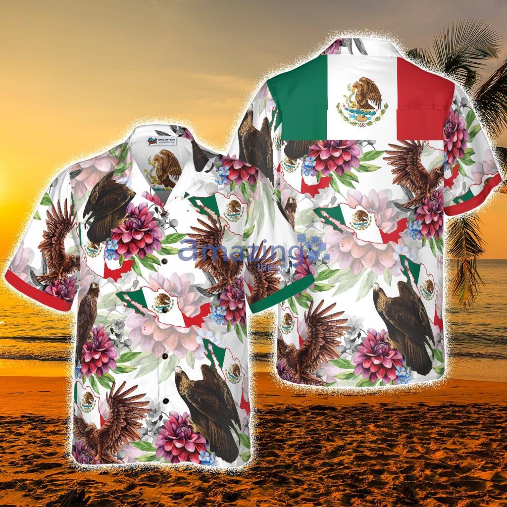 Mexico Proud Dahlia Golden Eagle Tropical Hawaiian Shirt - Mexico Proud Dahlia Golden Eagle Tropical Hawaiian Shirt Mexico Proud Dahlia Golden Eagle Tropical Hawaiian Shirt - Mexico Proud Dahlia Golden Eagle Tropical Hawaiian Shirt