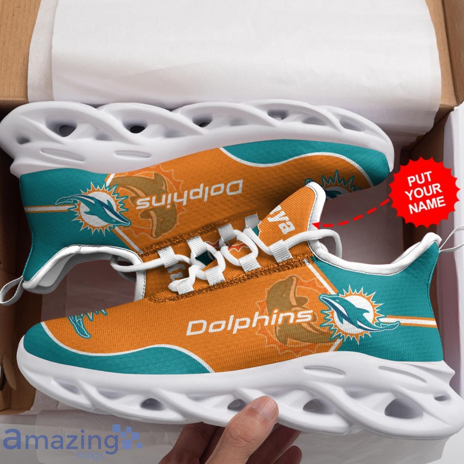 Colorful Logo Miami Dolphins Chunky Sneakers Shoes Gift For Men And Women