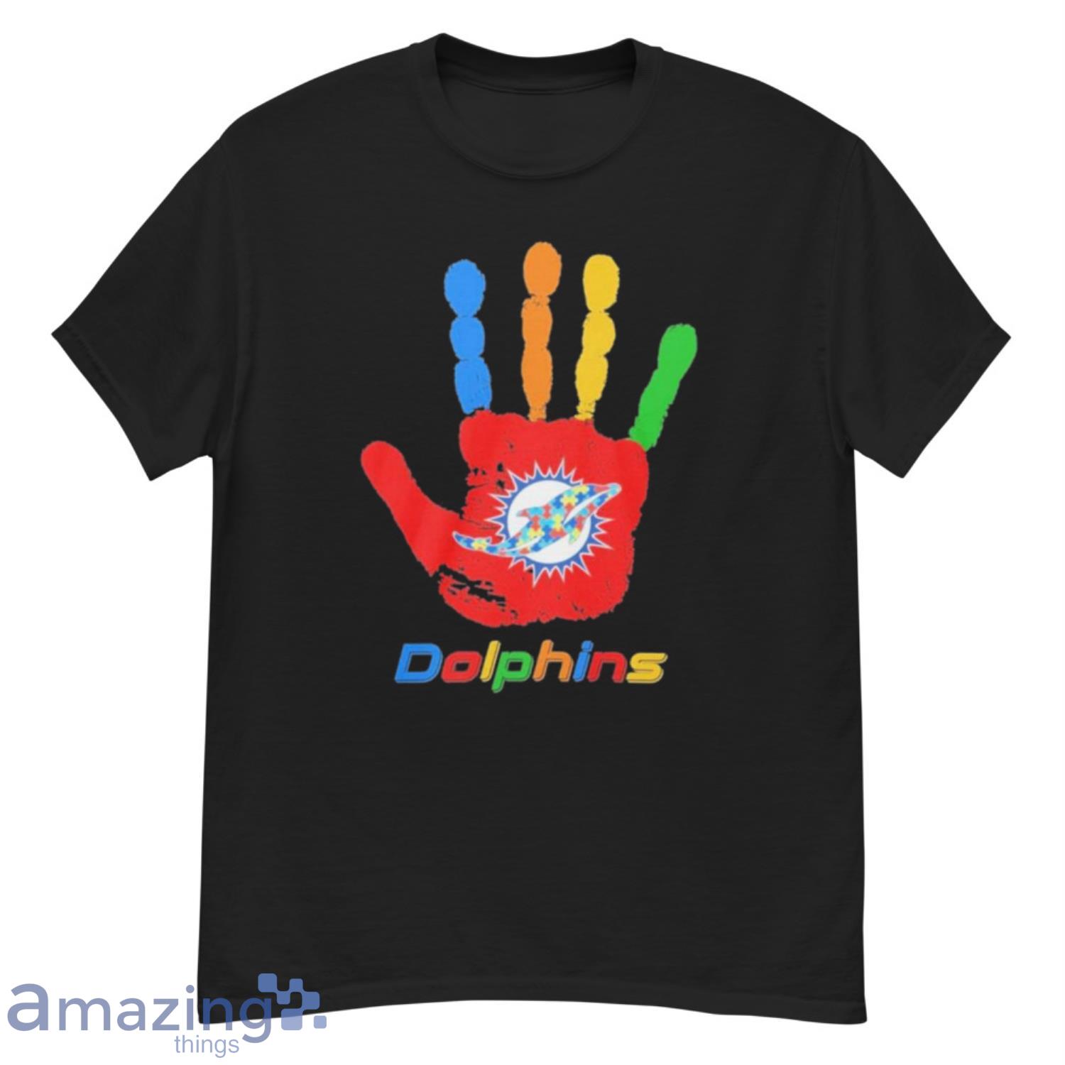 Miami Dolphins Hand Autism 2023 Shirt