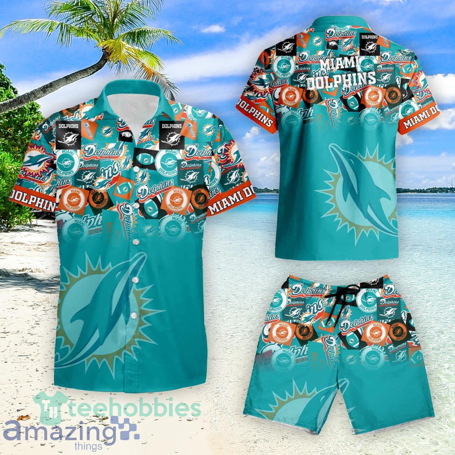 Nfl Miami Dolphins Shirt Hawaii Summer Hawaiian Shirt And Short