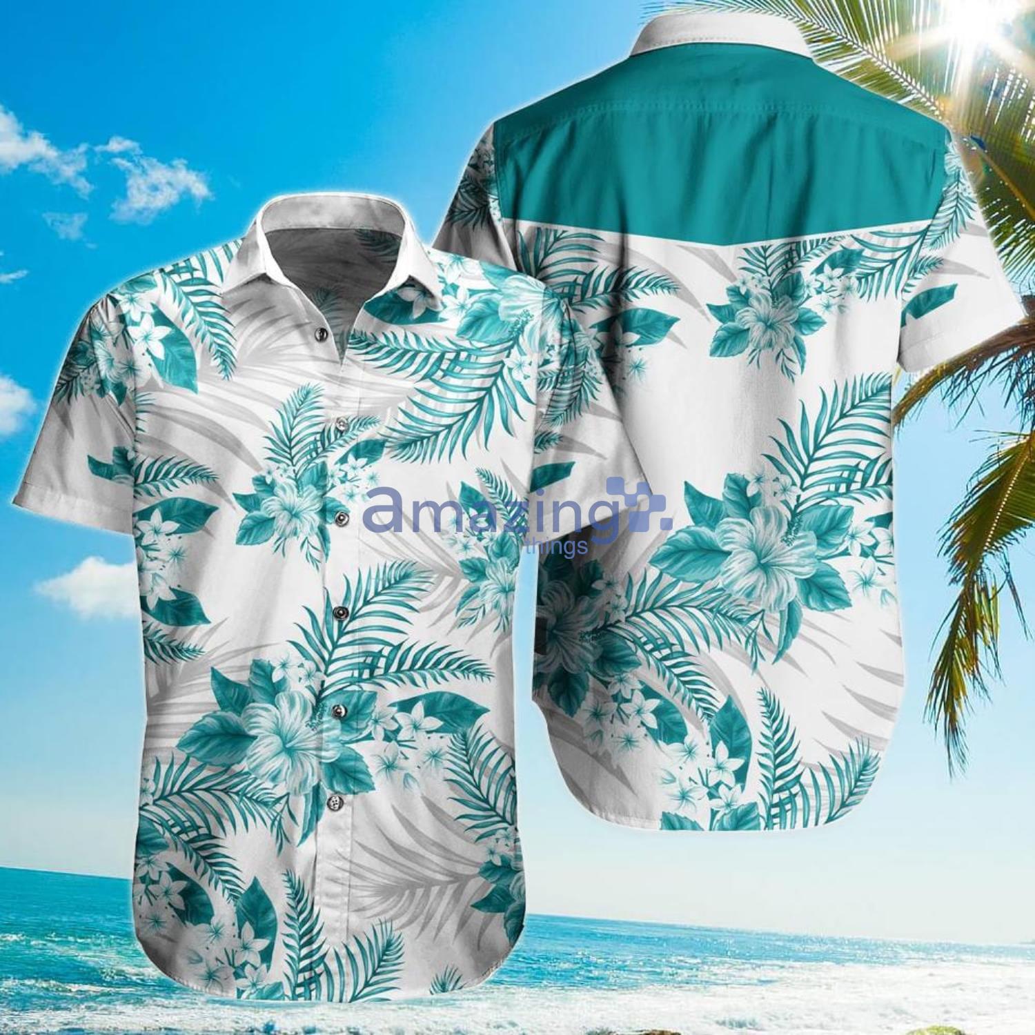 Tropical Aloha NFL Miami Dolphins Hawaiian Shirt Flora And Fauna