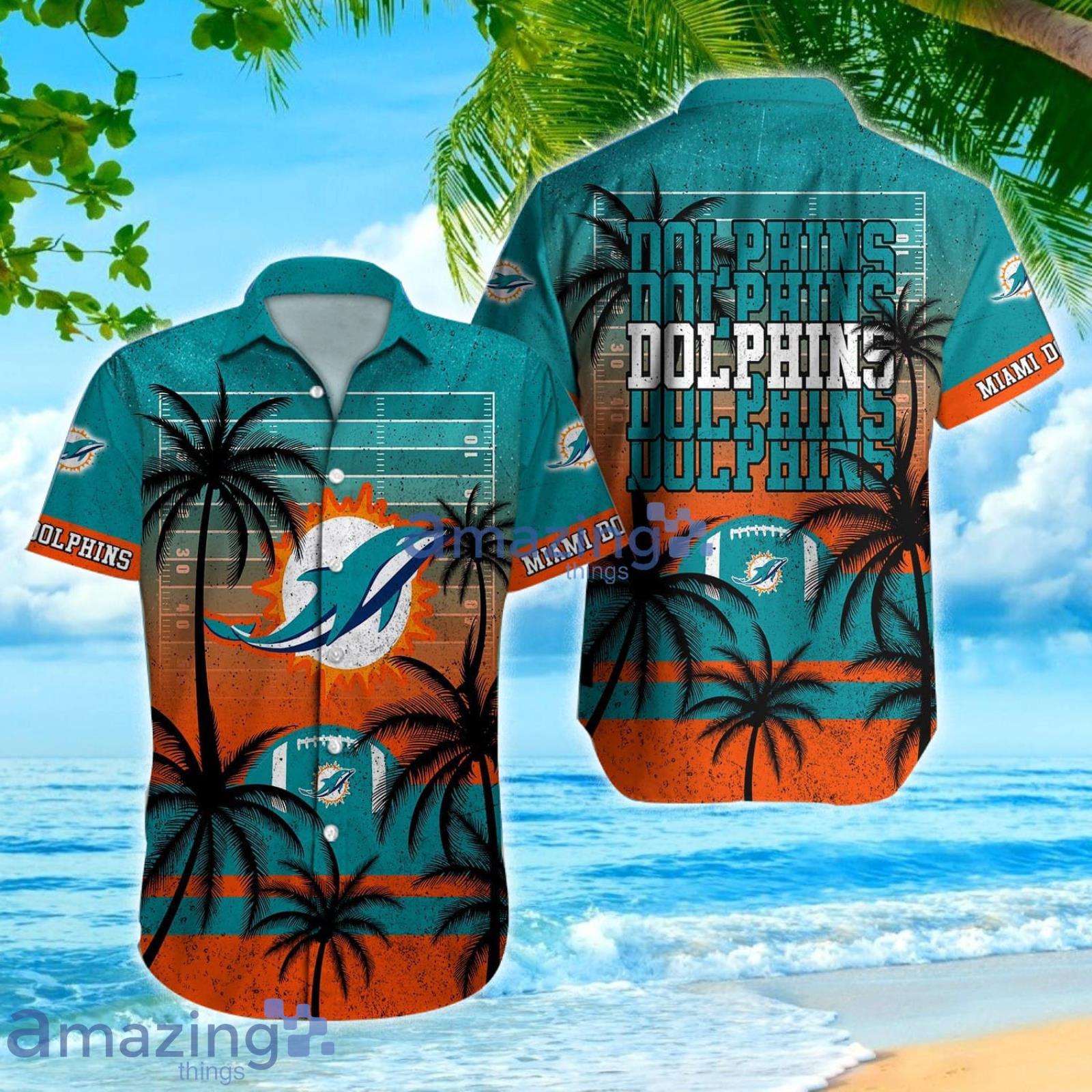 Classic Aloha NFL Miami Dolphins Hawaiian Shirt Beach Vacation