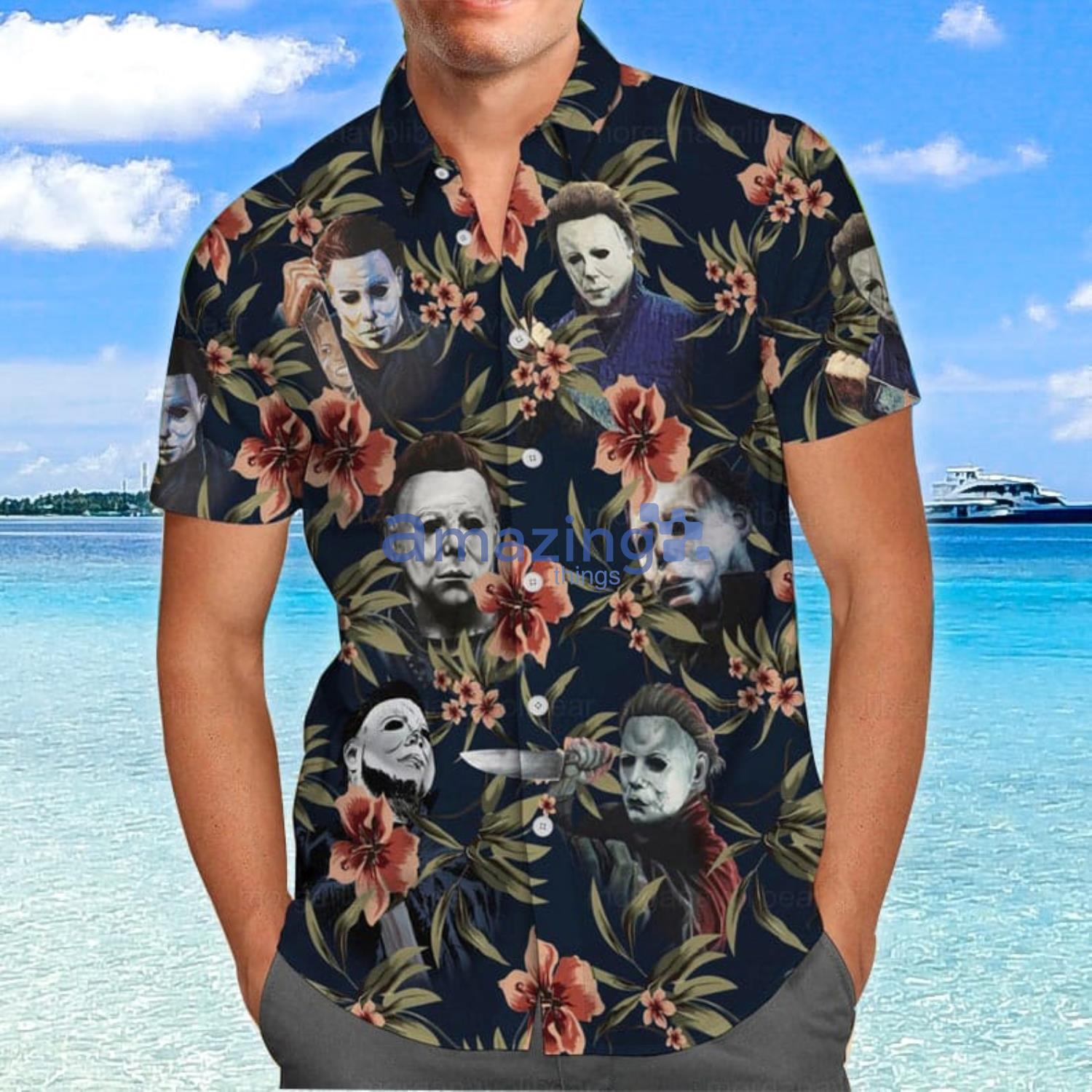 Michael Myers Shirt Michael Myers Summer Gift Hawaiian Shirt And Shorts Product Photo 1