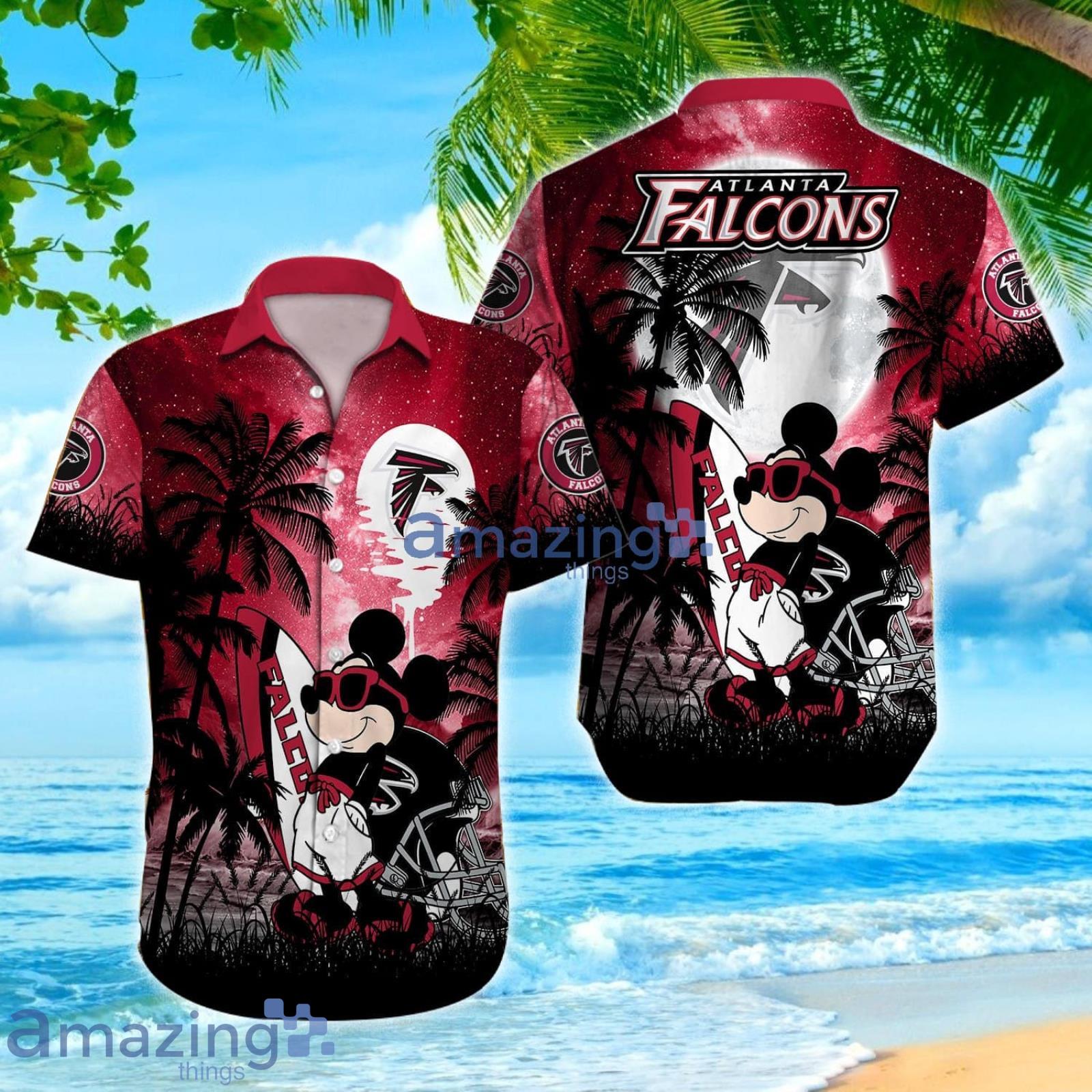 Mickey Moon And Coconut Atlanta Falcons Hawaiian Shirt Product Photo 1 Mickey Moon And Coconut Atlanta Falcons Hawaiian Shirt Product Photo 1