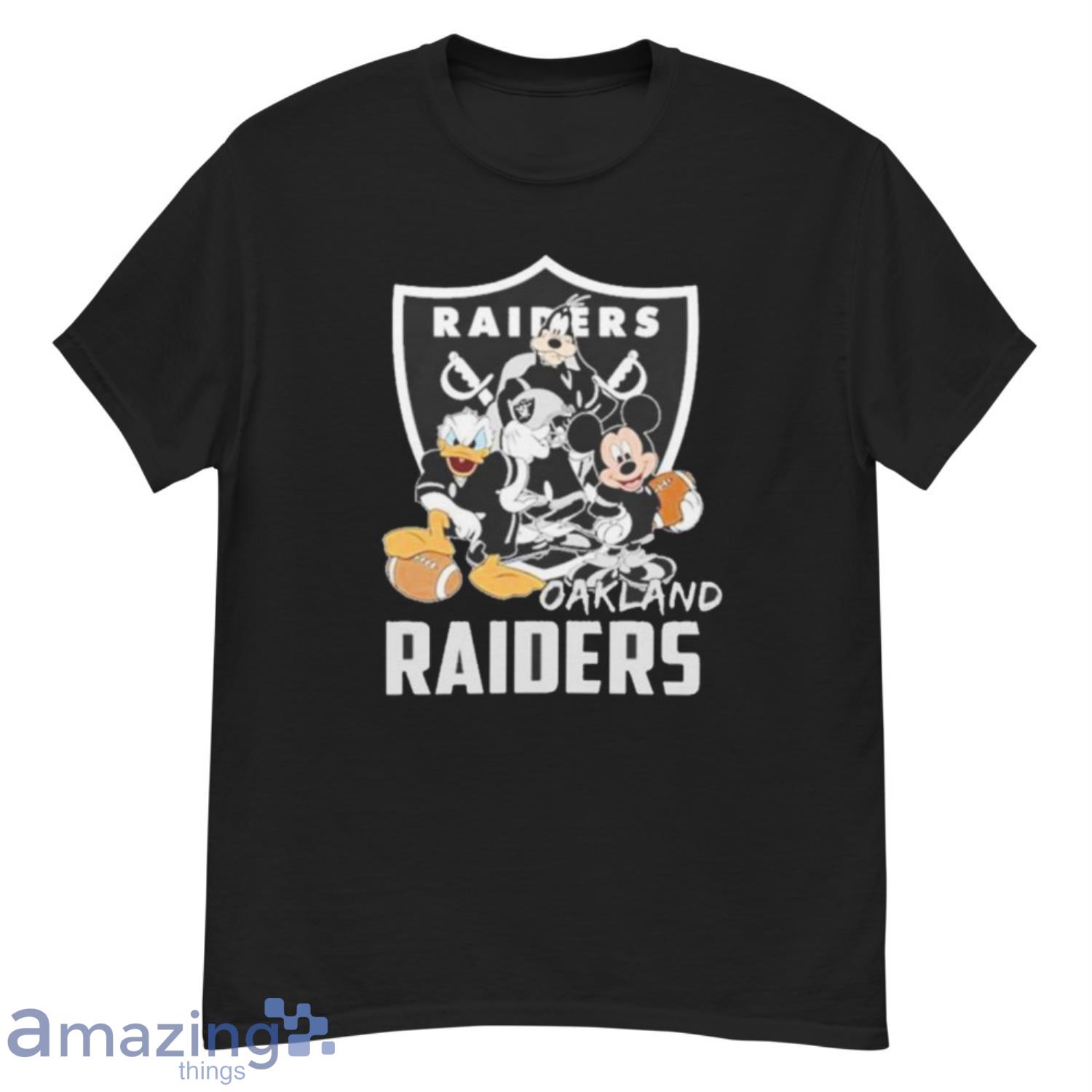 Custom Las Vegas Raiders Youth Name & Number Logo T-Shirt - Ash