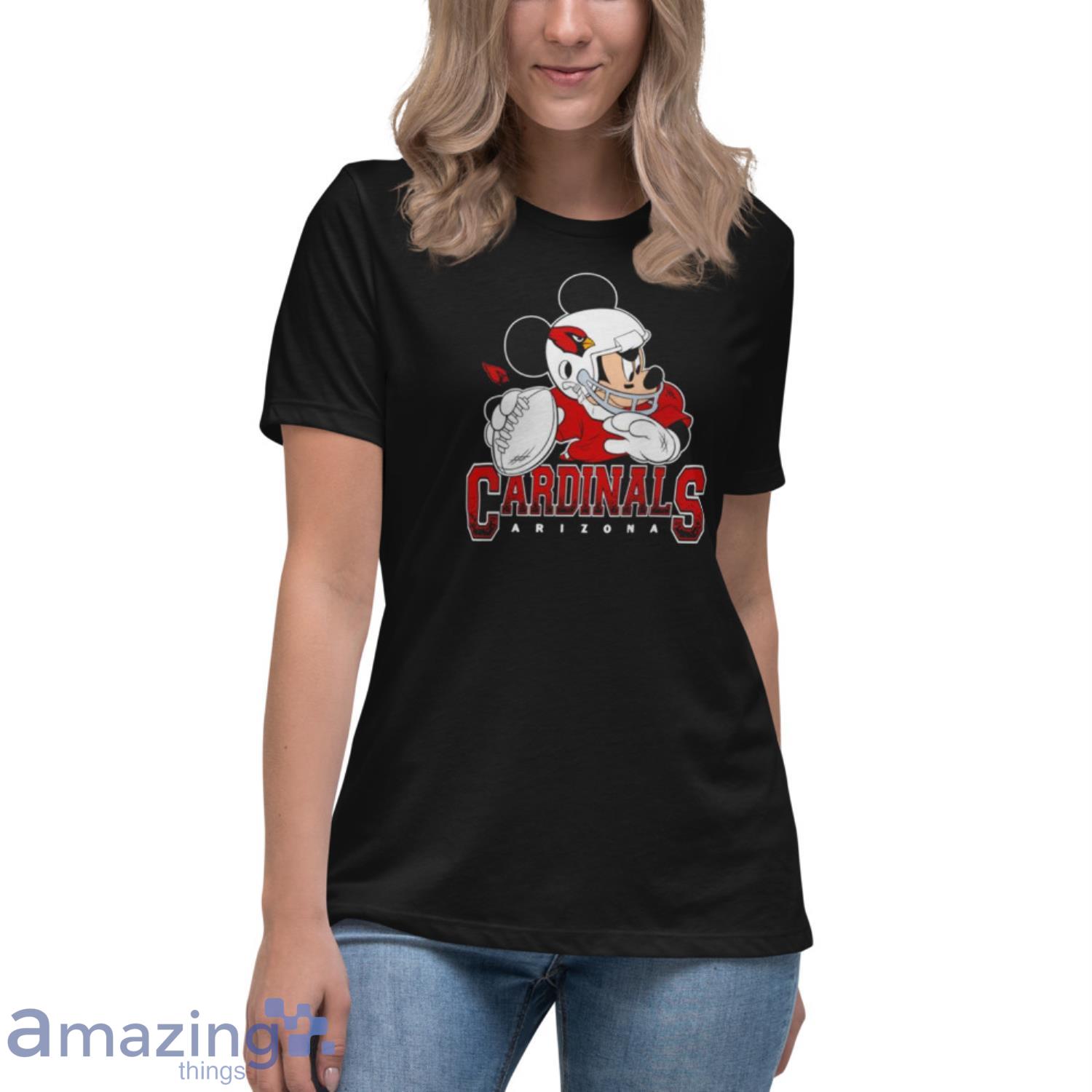 Arizona Cardinals Mickey Mouse 3D Hoodie