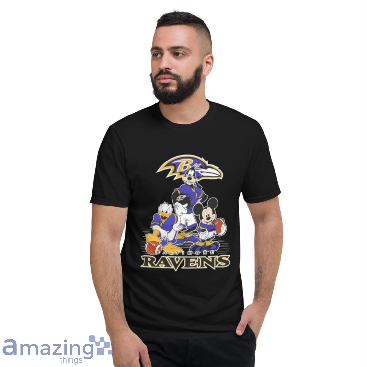 Mickey Mouse Baltimore Ravens American Football Nfl Shirt