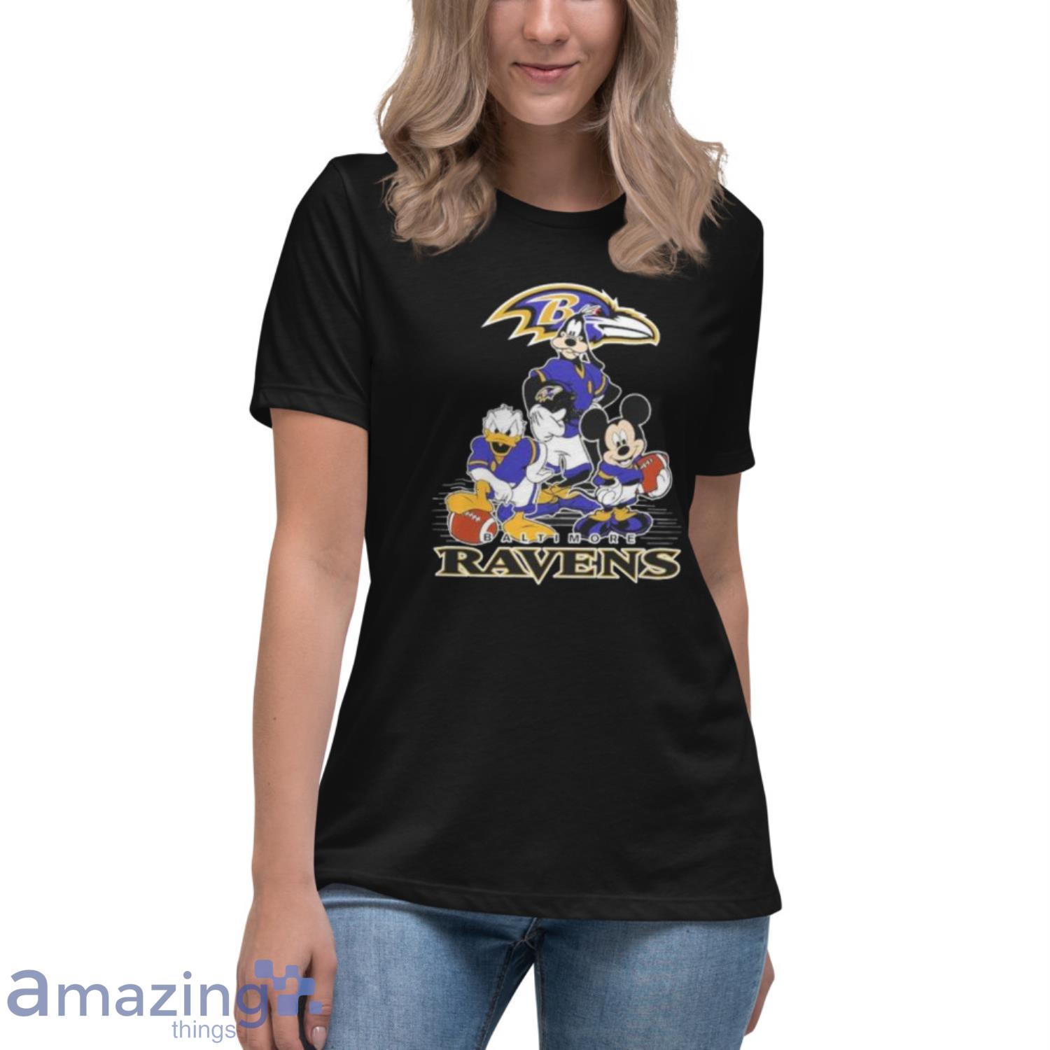 I Love The Ravens Mickey Mouse Baltimore Ravens T-Shirt - T-shirts