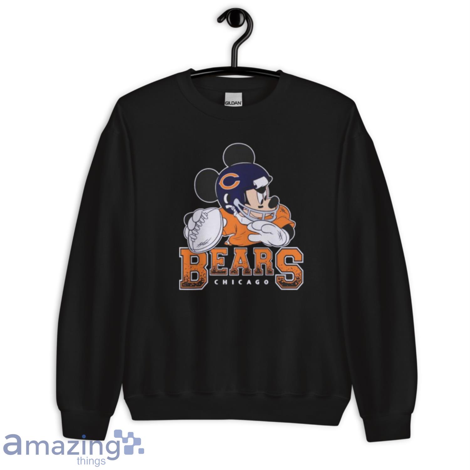 Gildan Chicago Bears C Logo Crewneck Sweatshirt Purple L