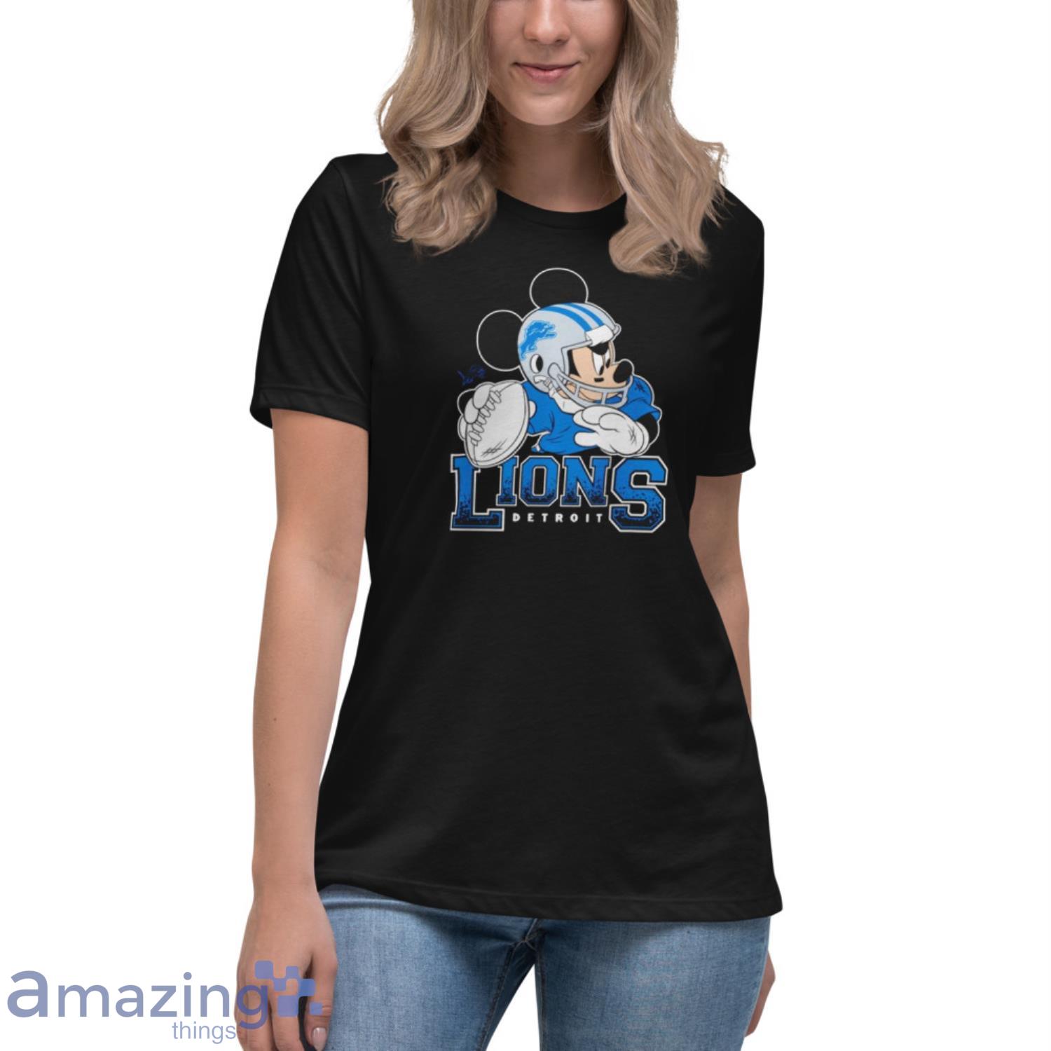 Mickey Mouse Detroit Lions Nfl Quarterback Shirt