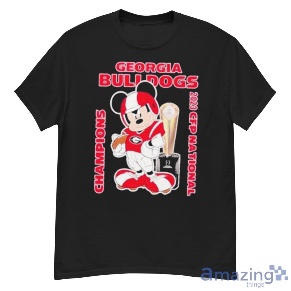 Premium Mickey Mouse Champions Georgia Bulldogs 2023 National