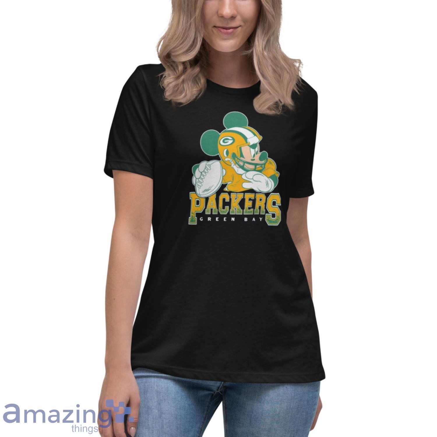 Mickey Mouse Nfl green bay packers logo 2023 shirt