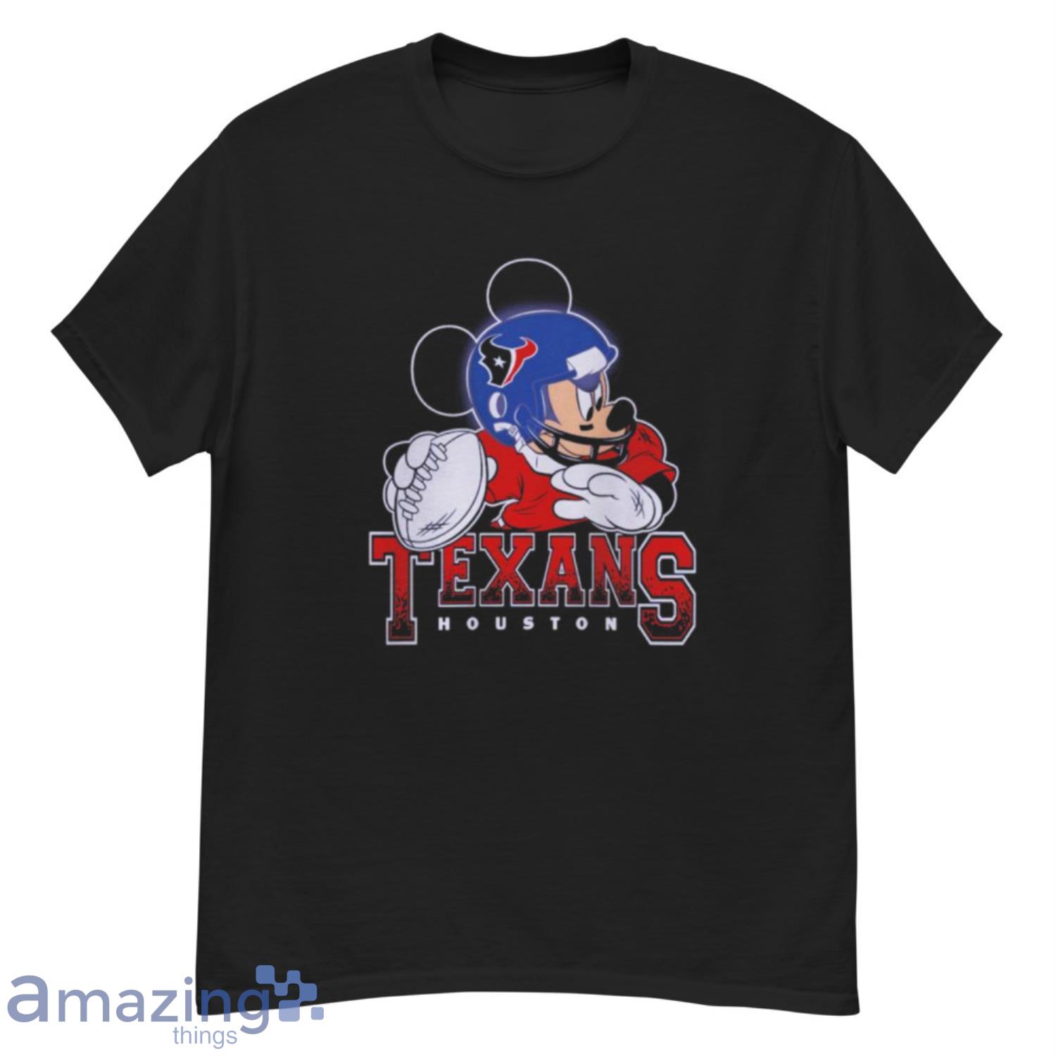 I Love The Texans Mickey Mouse Houston Texans Unisex Jersey Tee 