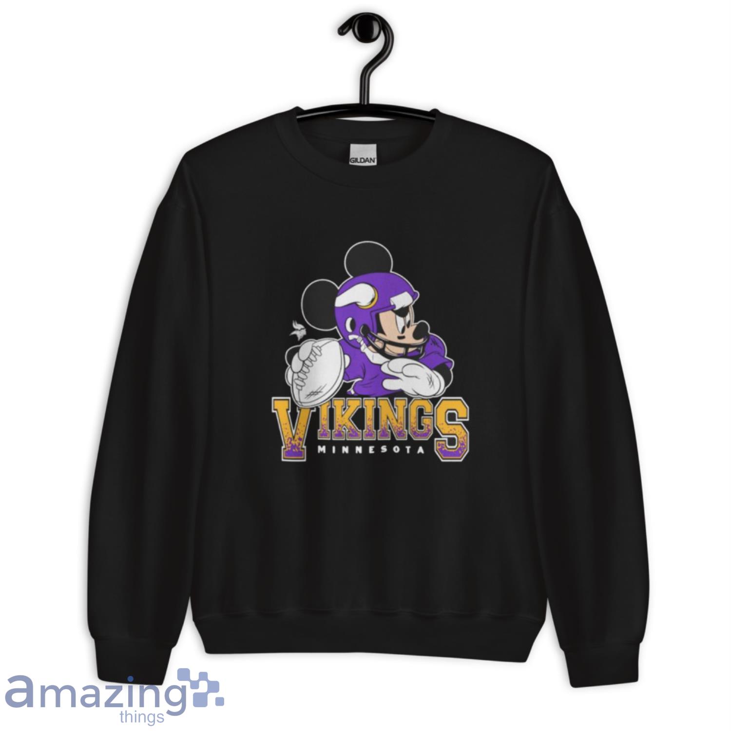 I Love The Vikings Mickey Mouse Minnesota Vikings Hoodie 