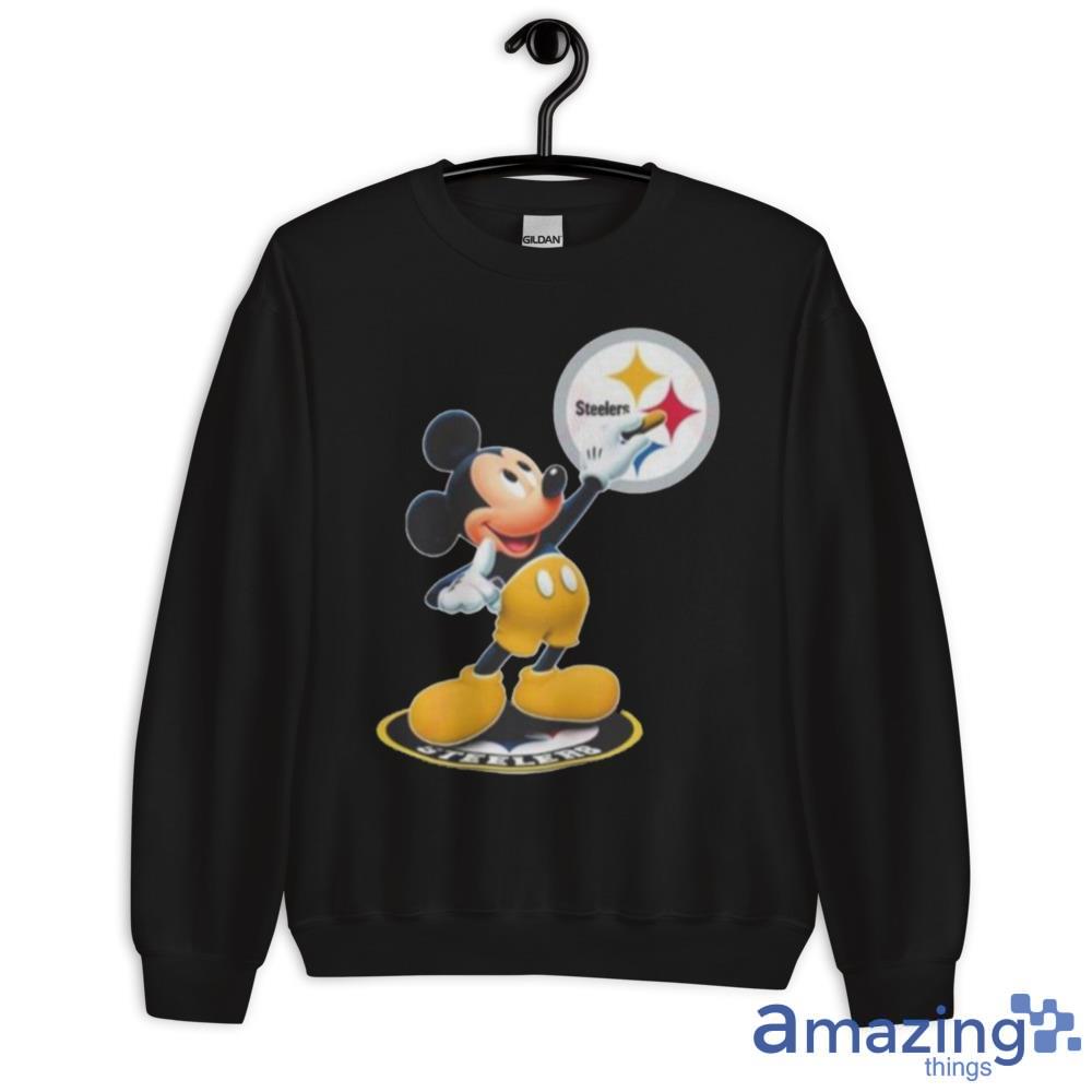 Mickey Mouse Nfl Pittsburgh steelers logo 2023 shirt, hoodie, longsleeve  tee, sweater