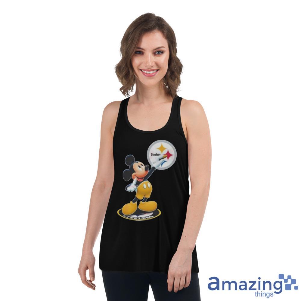 Mickey Mouse Nfl Pittsburgh Steelers Logo 2023 T-Shirt - Trending Tee Daily  in 2023