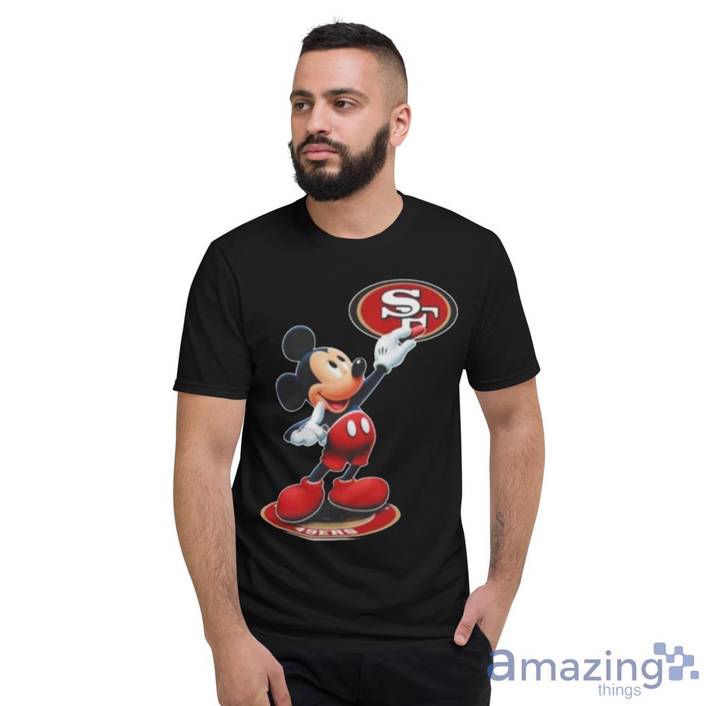 NFL San Francisco 49ers Mickey Mouse Disney Football T Shirt Youth