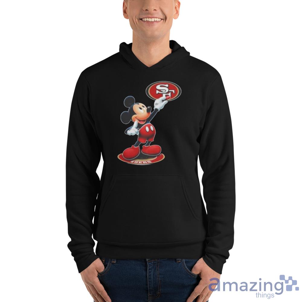 Mickey Mouse Nfl san francisco 49ers logo 2023 shirt, hoodie