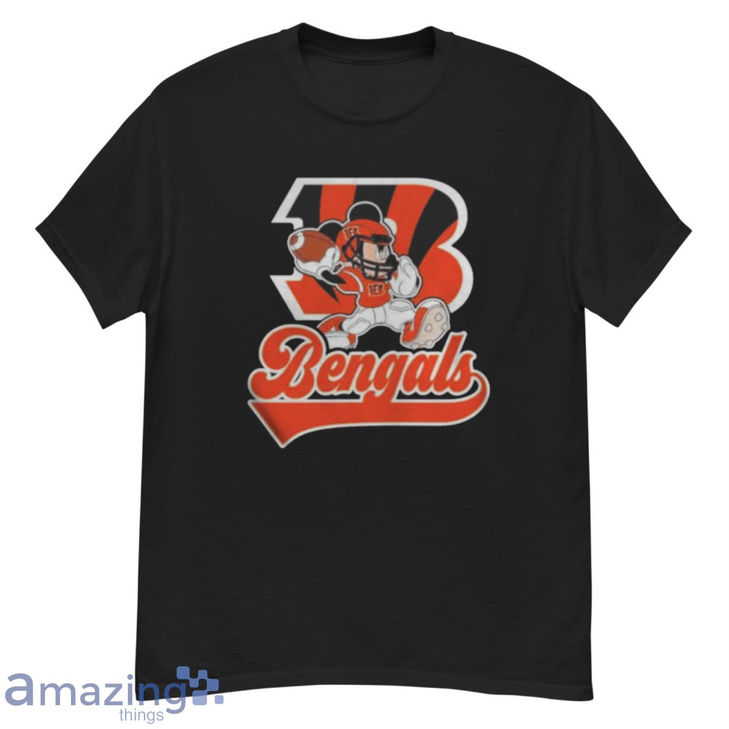 I Love The Bengals Mickey Mouse Cincinnati Bengals T-Shirt - T-shirts Low  Price