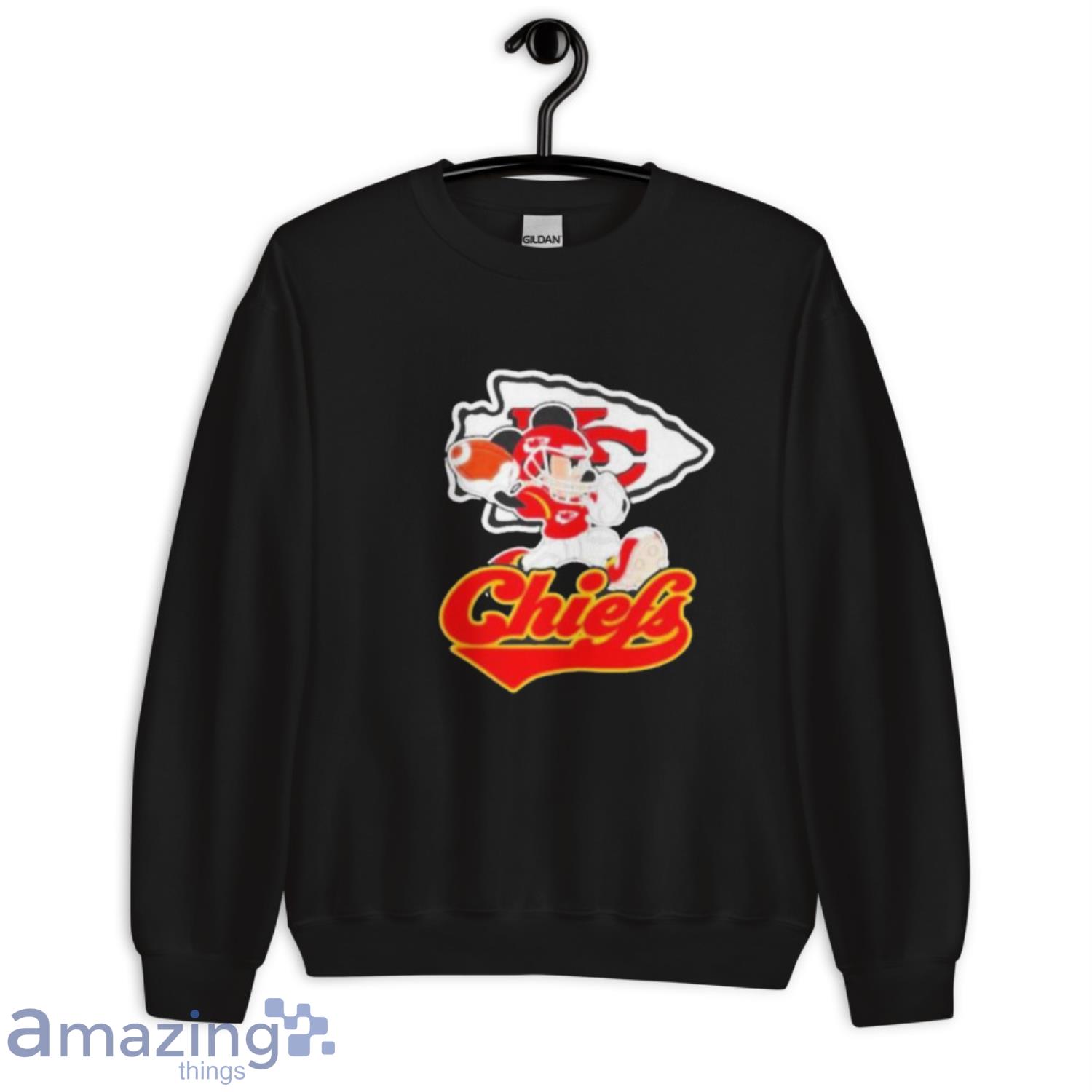 I Love The Chiefs Mickey Mouse Kansas City Chiefs Sweatshirt 