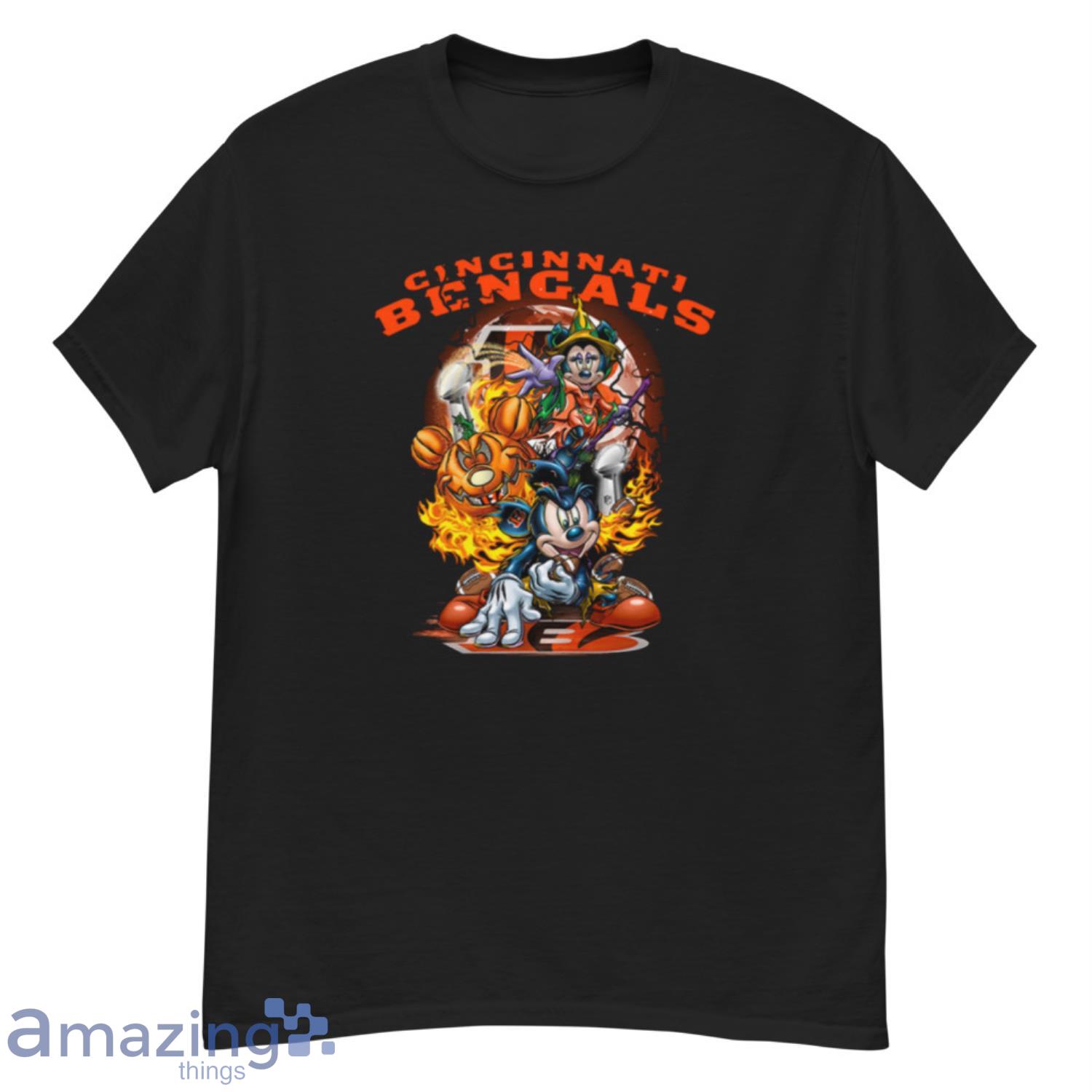 Mickey Mouse Pumpkin Halloween Vince Lombardi Trophy Cincinnati Bengals - G500 Men’s Classic T-Shirt
